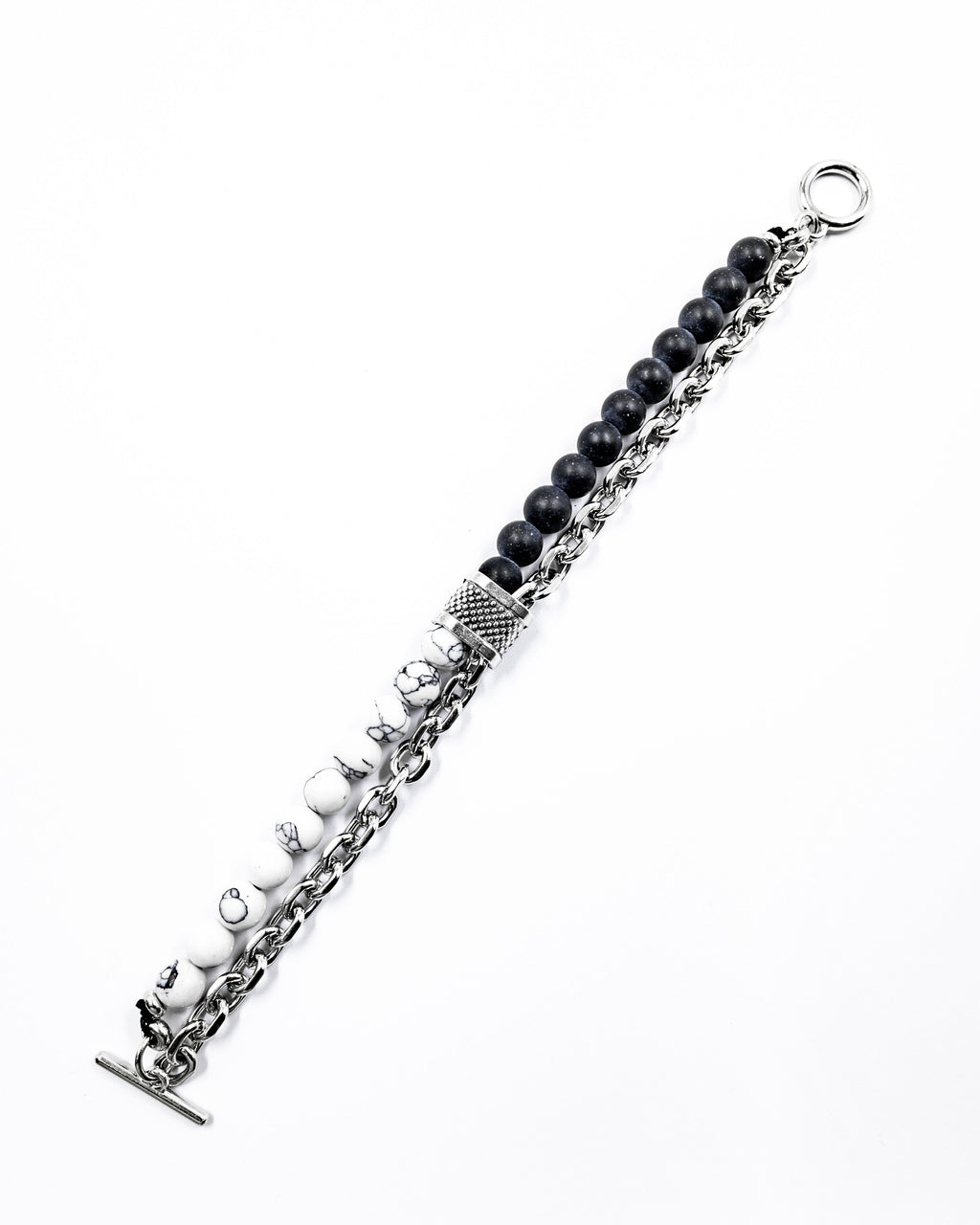 Pulsera de cuentas con Dije - M5 Acero Inoxidable