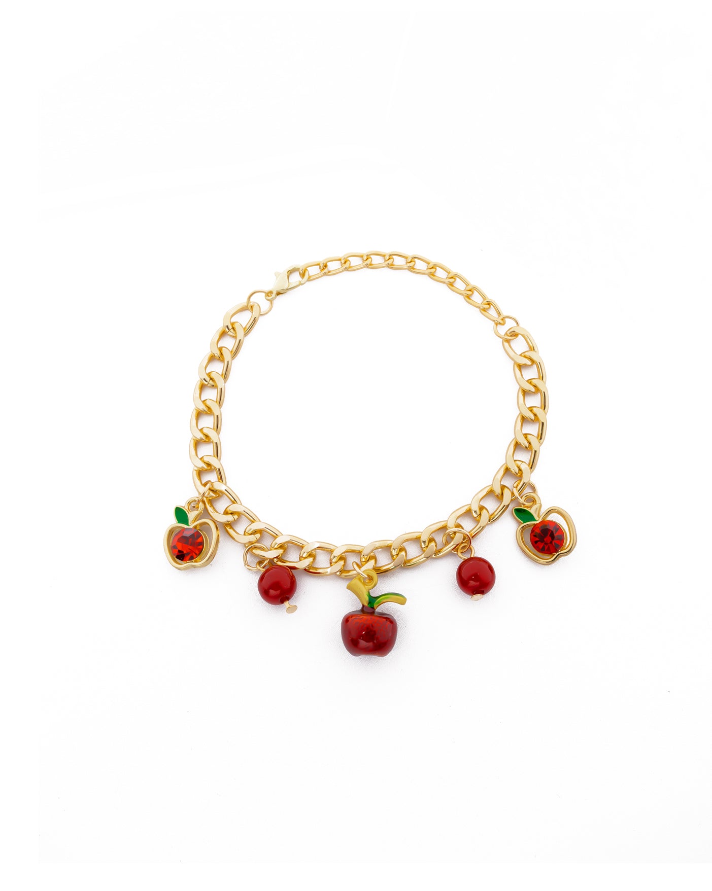 PULSERA DE CORAZON M2 ORO LAMINADO