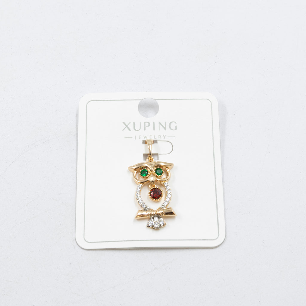 Dijes Xuping con Piedras M7 Oro Laminado