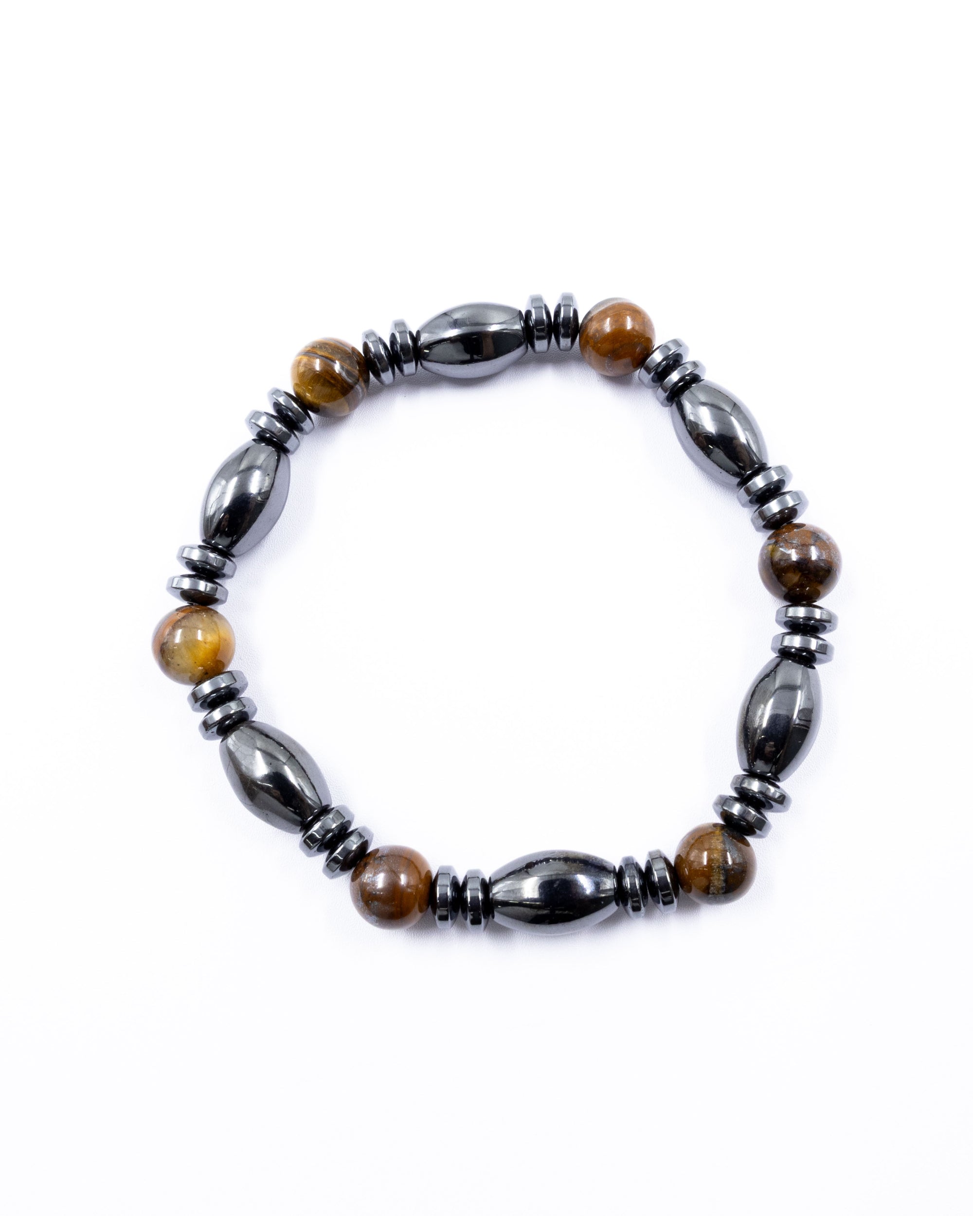 Pulseras brillantes con cuentas - M1 Oro Laminado
