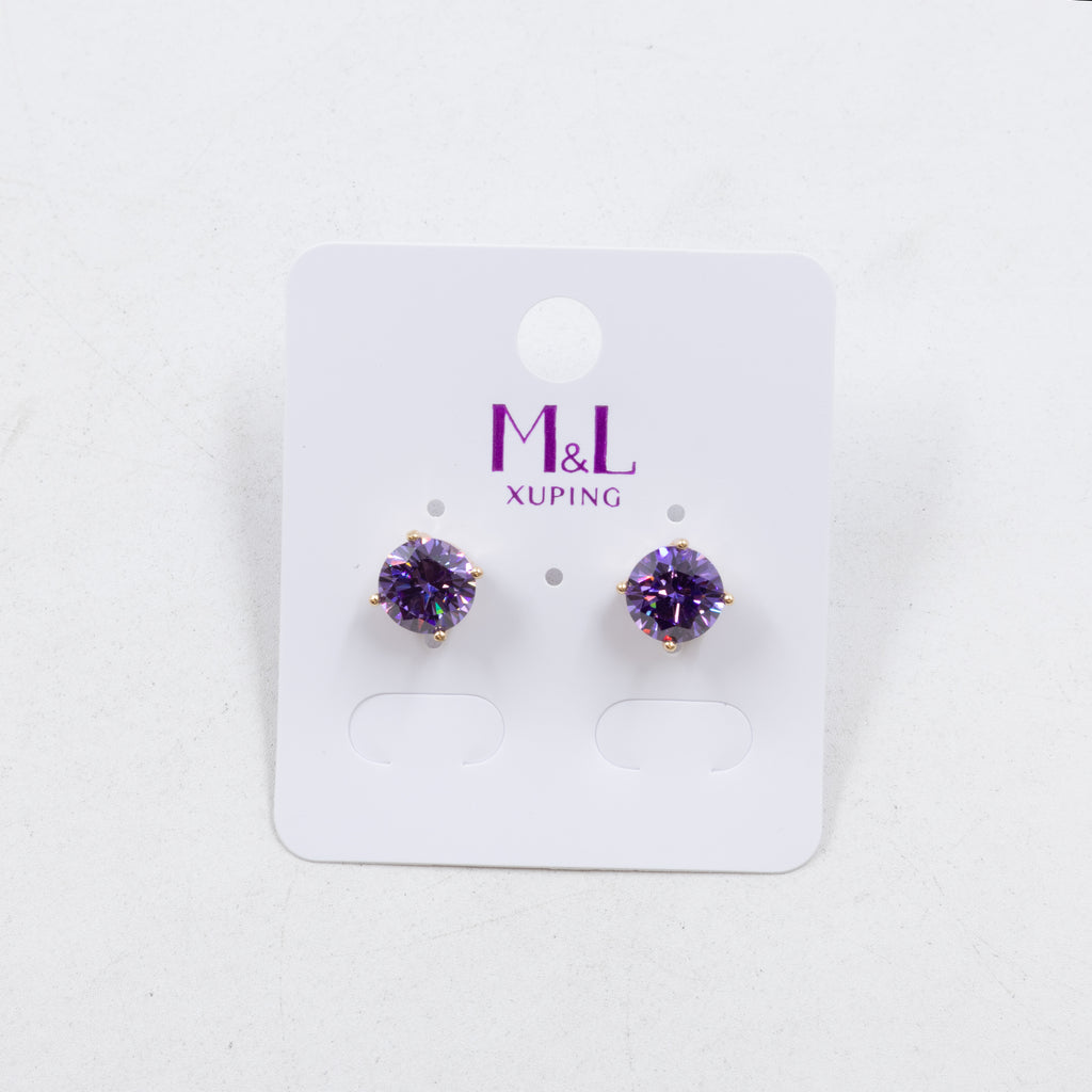 Aretes Xuping Dorados M2 Oro Laminado