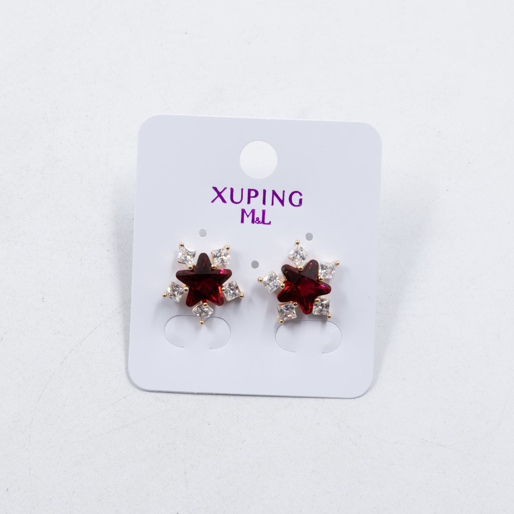 Aretes Xuping Dorados M16 Oro Laminado