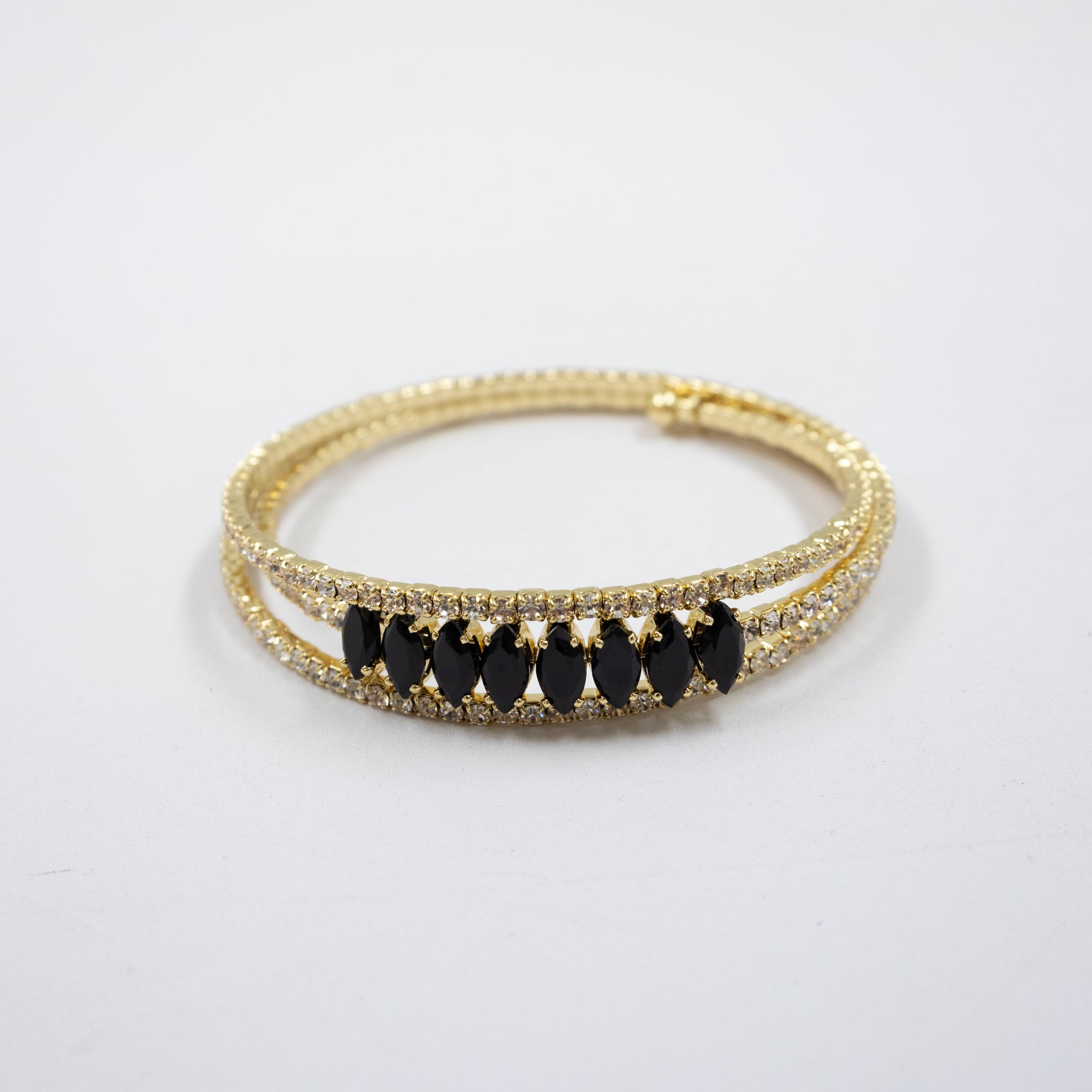 Pulseras Doradas con Piedras M5 Oro Laminado