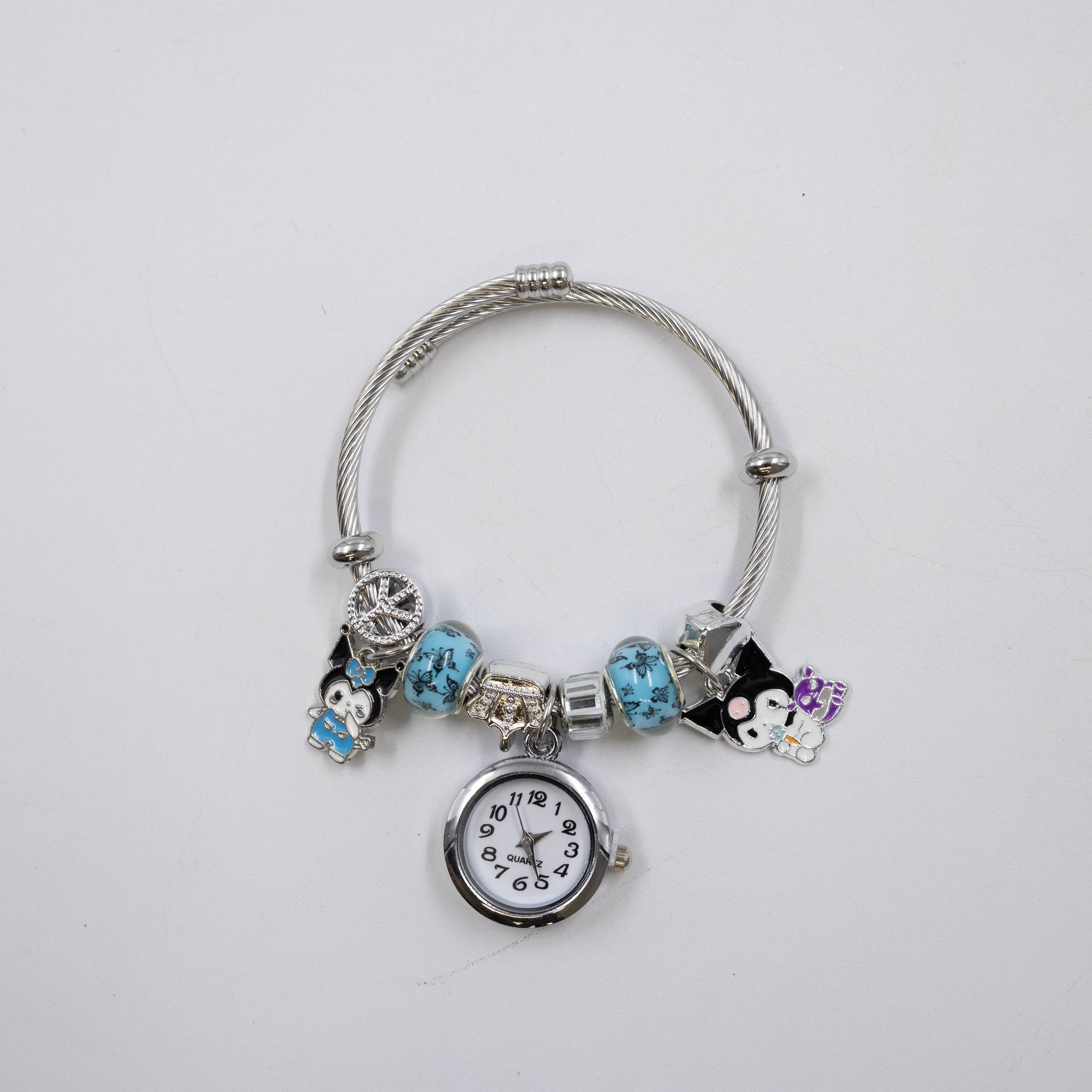 Pulsera tipo Pandora Plateadas M14 Oro Laminado
