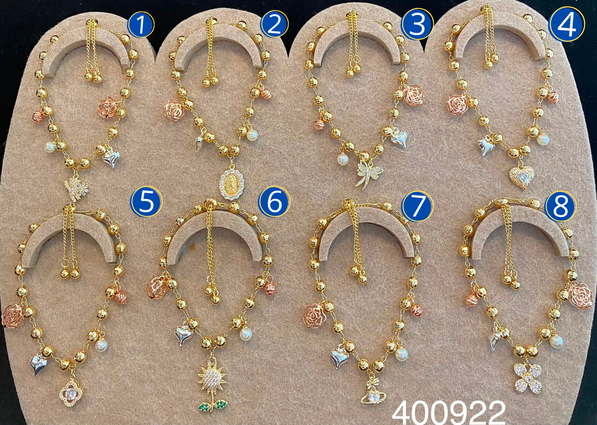 [12/SEPTIEMBRE/26] Pulseras Dorada M5 Oro Laminado