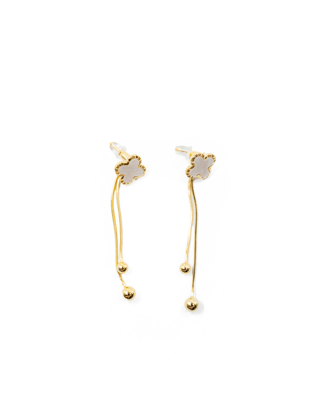 Aretes Largos Ansheli Dorados M4 Oro Laminado