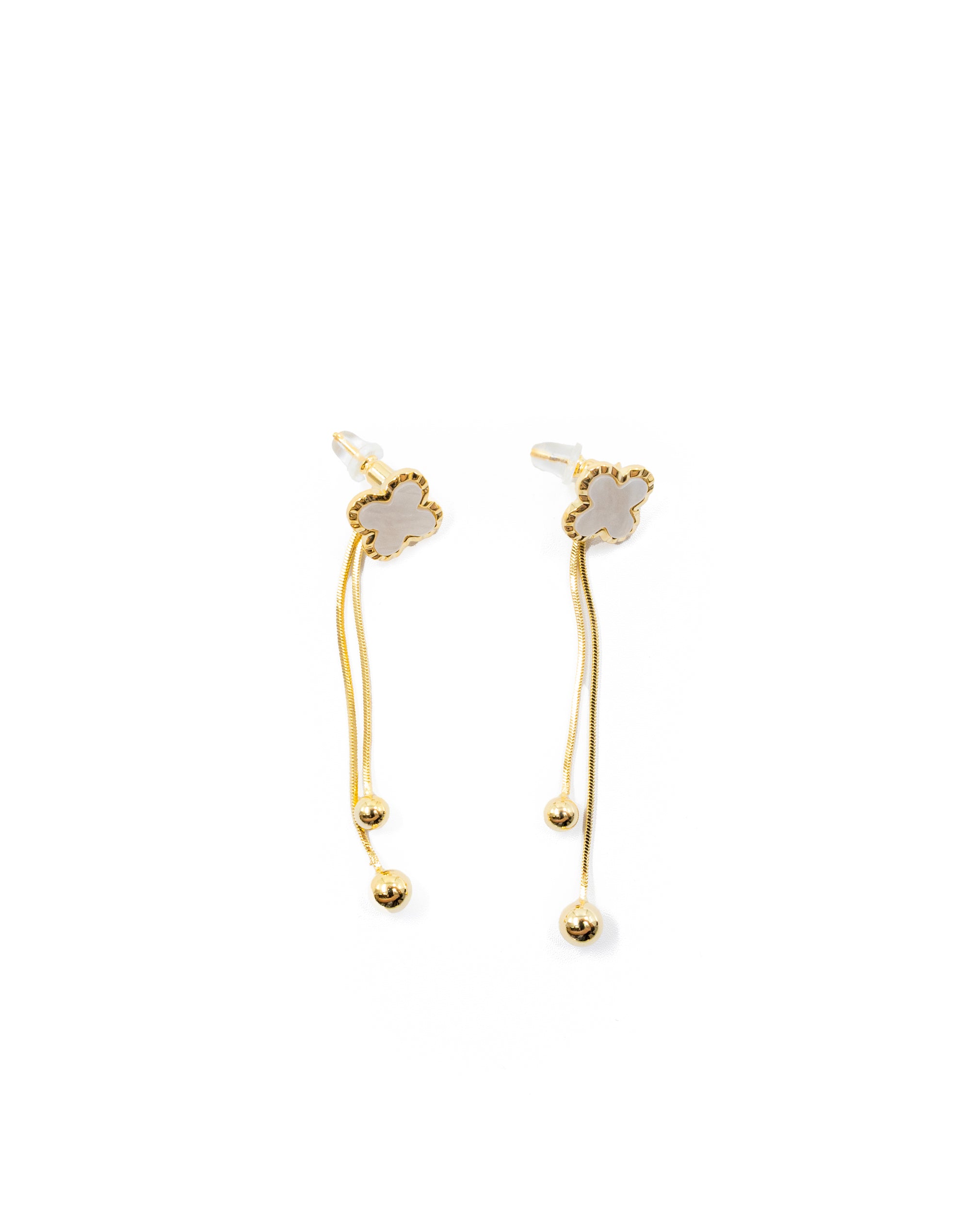 Aretes Largos Ansheli Dorados M4 Oro Laminado