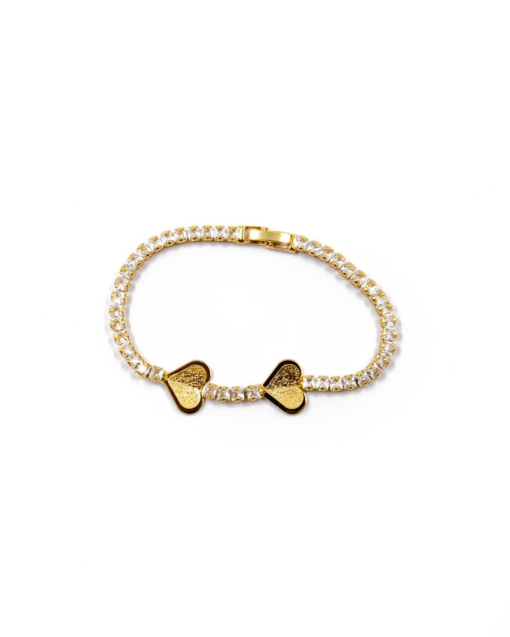 Pulsera dorada de piedras con piedra - M1 Oro Laminado