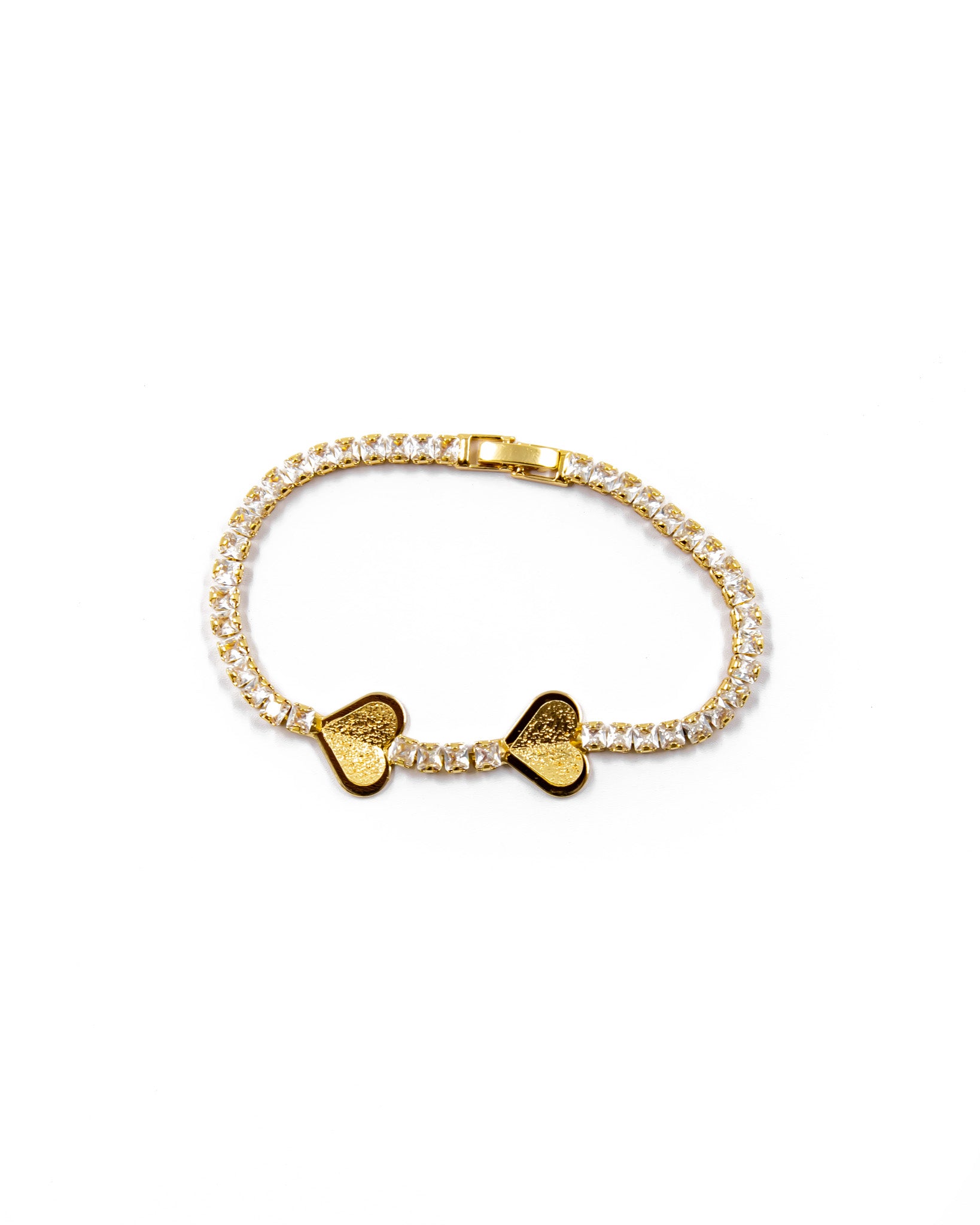 Pulsera dorada de piedras con piedra - M1 Oro Laminado