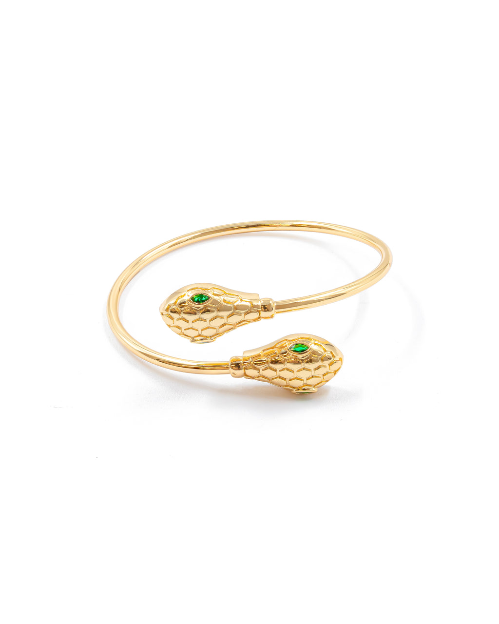 Brazalete Dorado con Piedras M5 Oro Laminado