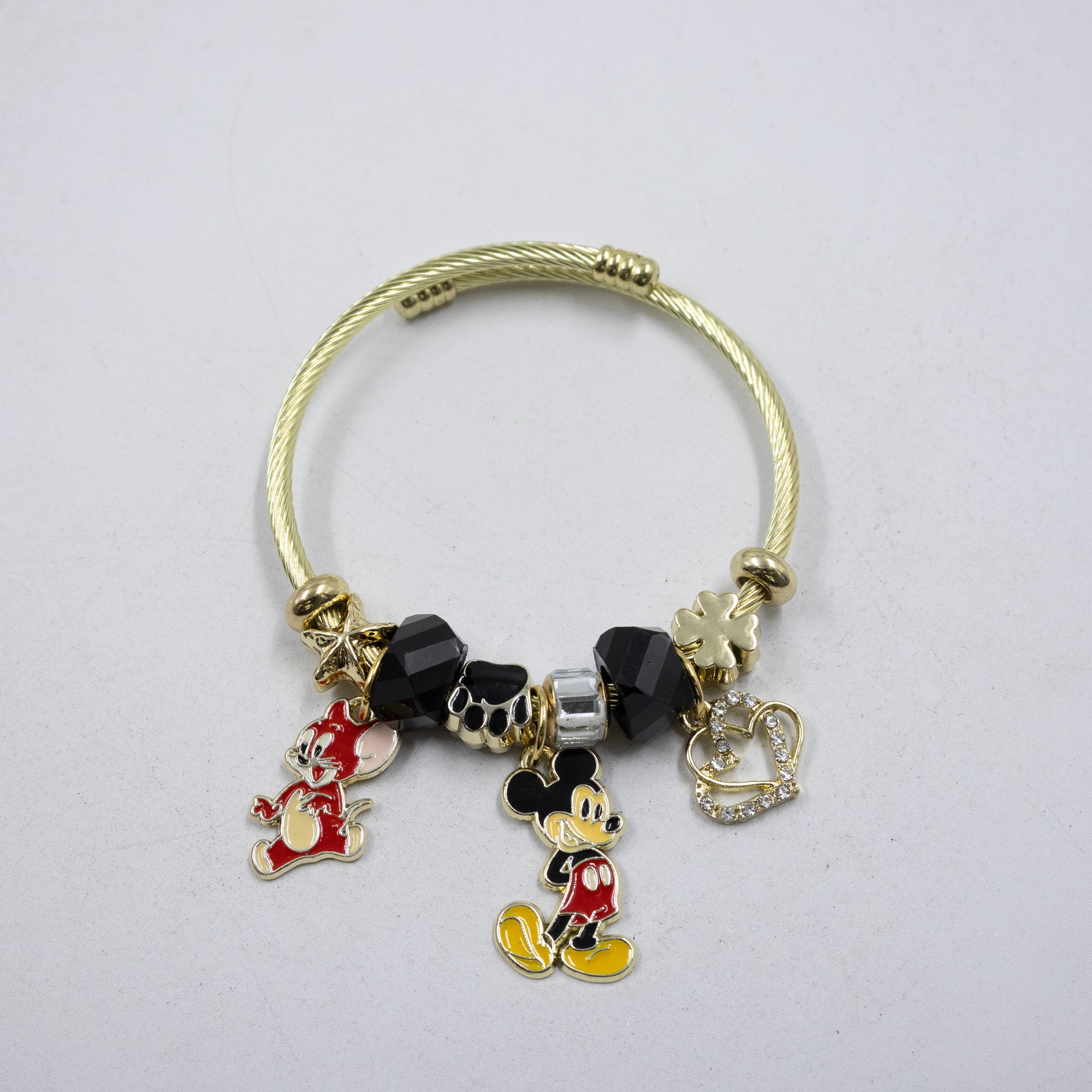 Pulsera tipo Pandora M7 Oro Laminado