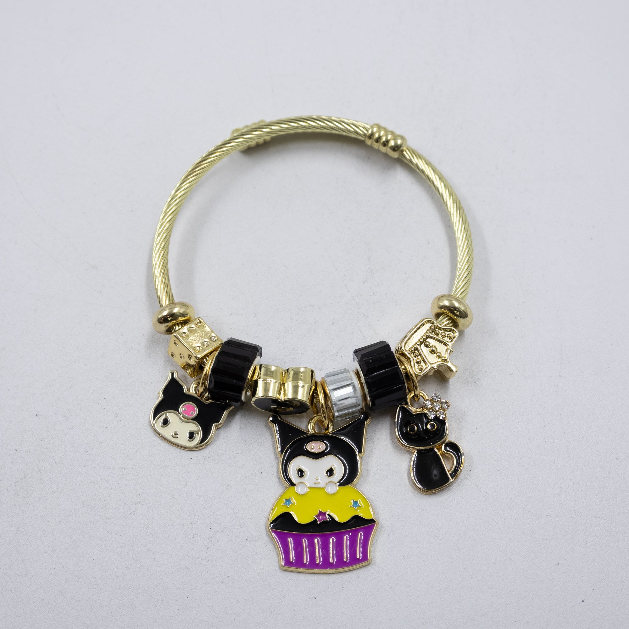 Pulsera tipo Pandora M6 Oro Laminado