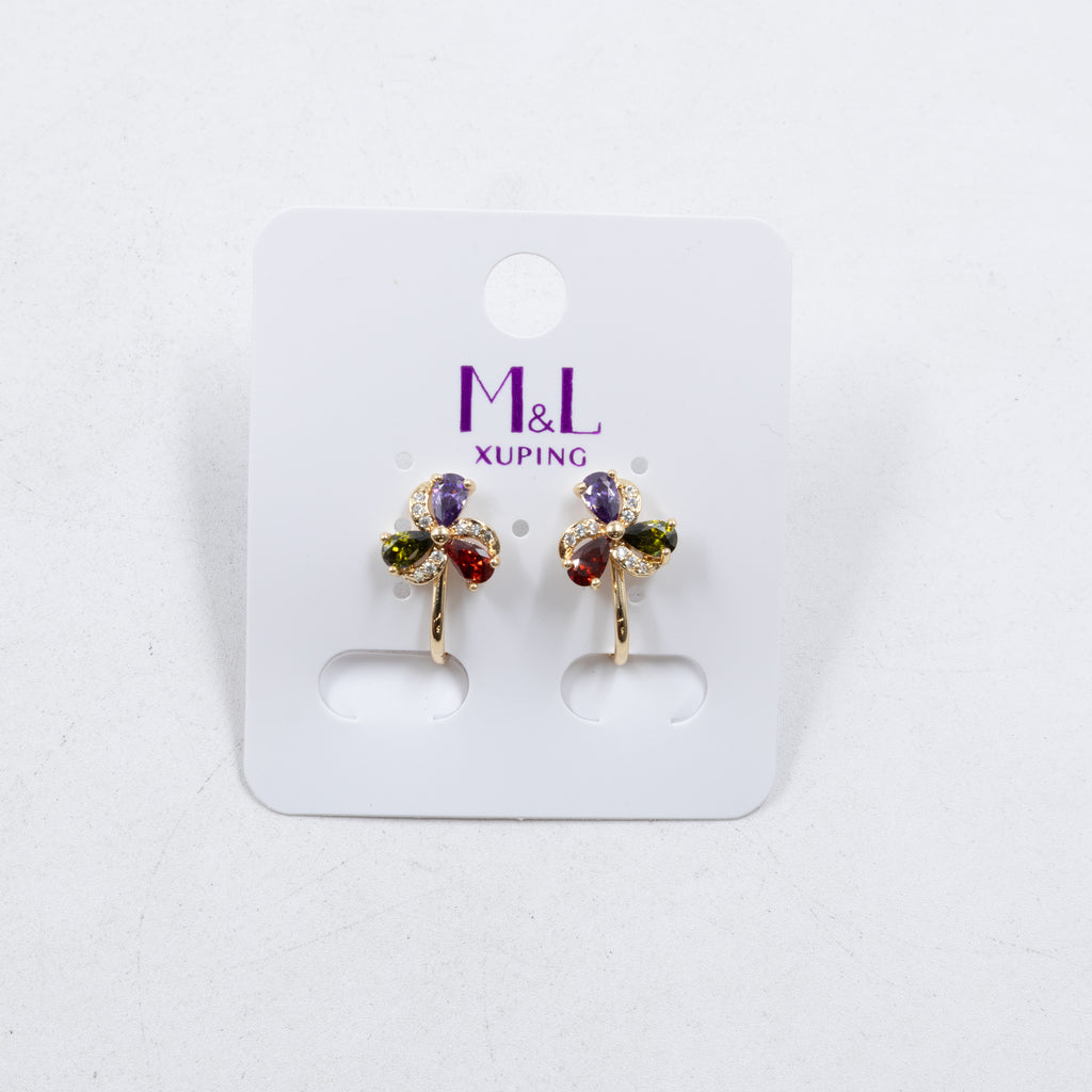 Aretes Xuping Dorados M5 Oro Laminado
