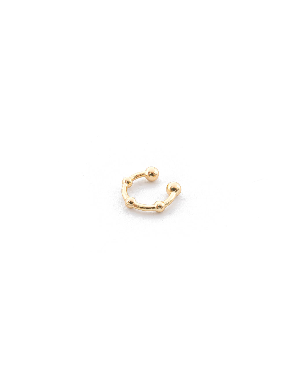Aretes Simulador Dorados M1 Oro Laminado