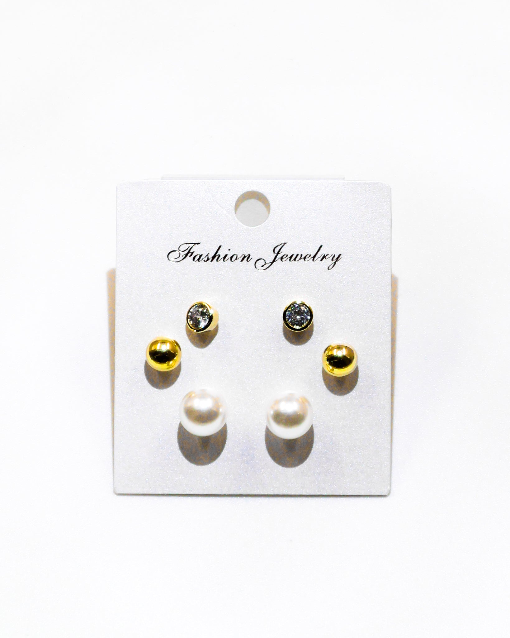 Set Aretes X3 - M116 Oro Laminado
