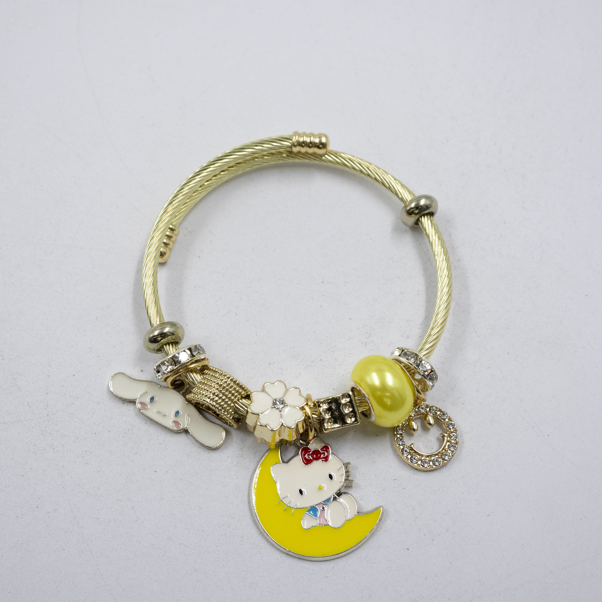 Pulsera tipo Pandora M1 Oro Laminado