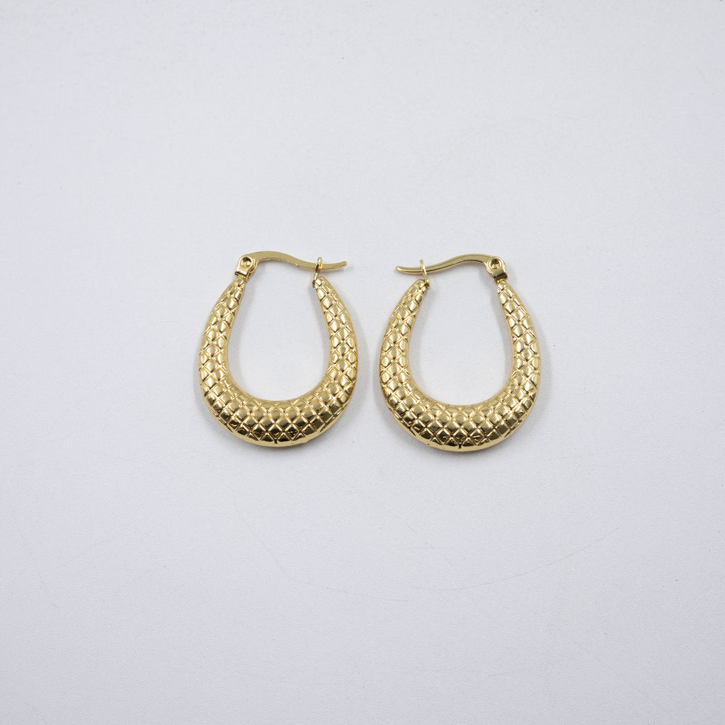 Aretes Dorados Chicos M1 Oro Laminado
