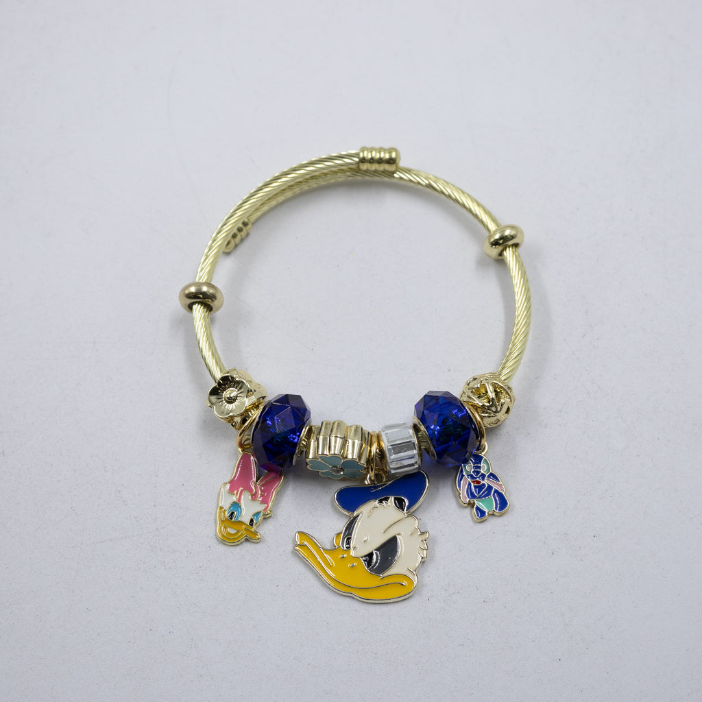 Pulsera tipo Pandora M9 Oro Laminado