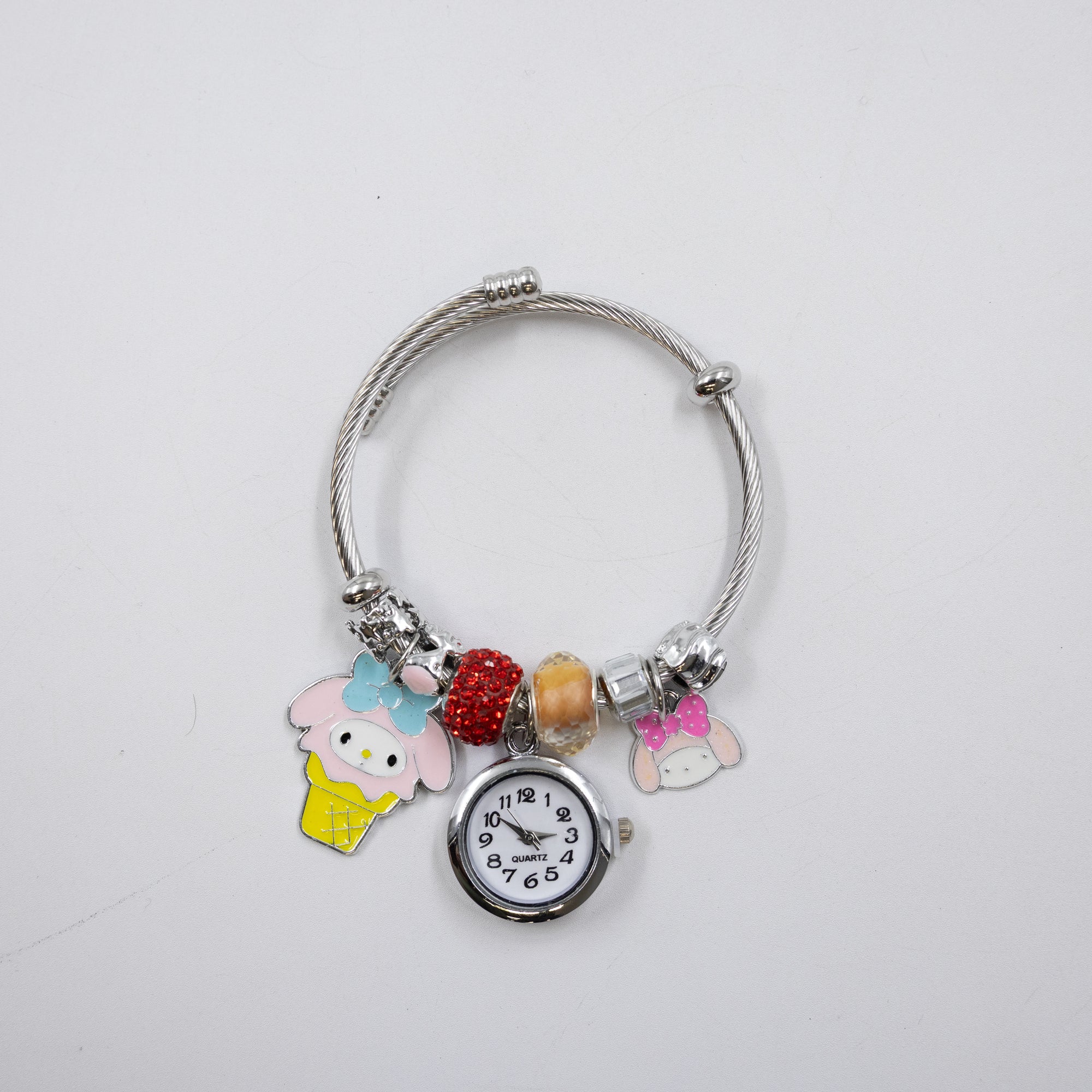 Pulsera tipo Pandora Plateadas M15 Oro Laminado