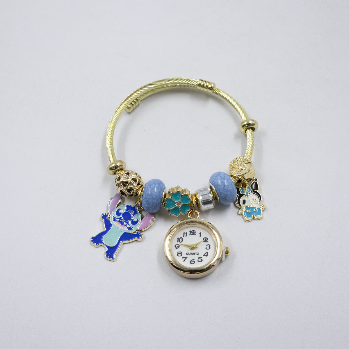 Pulsera tipo Pandora Dorados M21 Oro Laminado