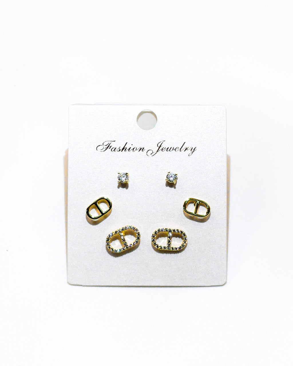 Set Aretes X3 - M15 Oro Laminado