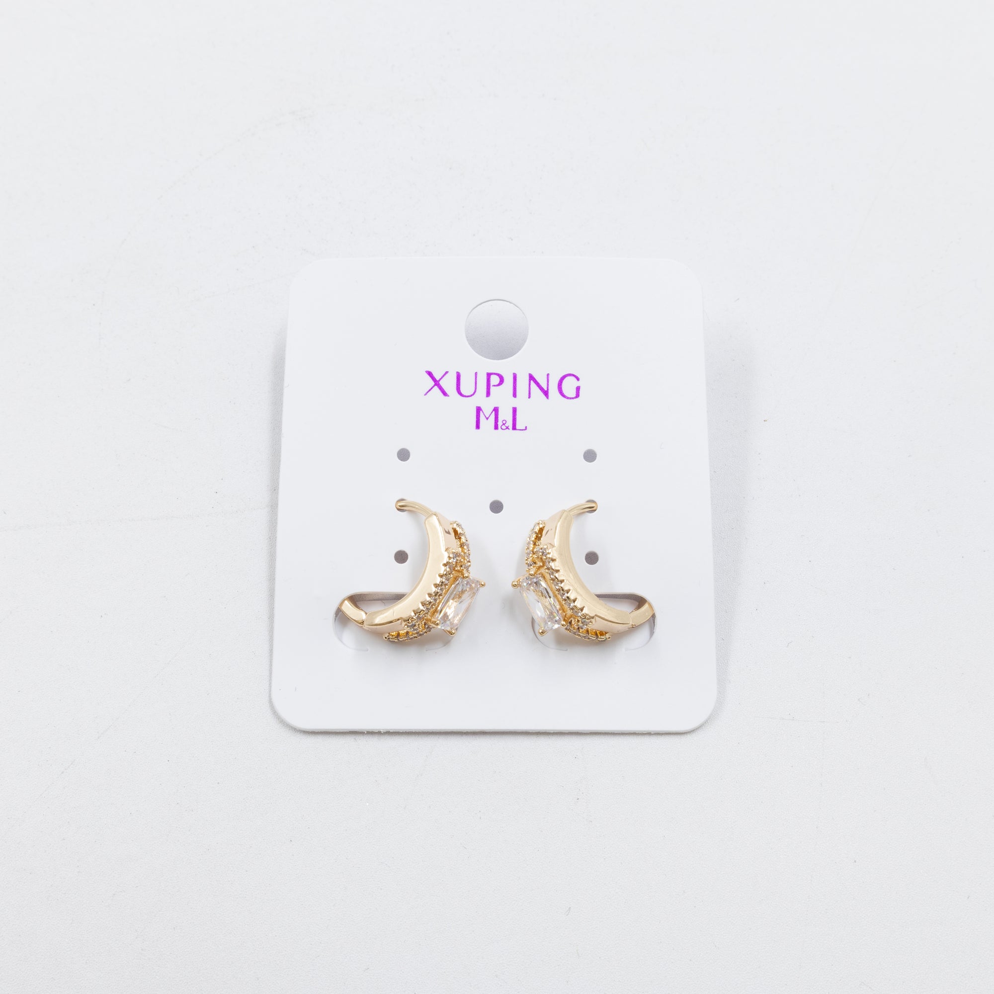 Aretes Dorados Xuping de Aro M5 Oro Laminado