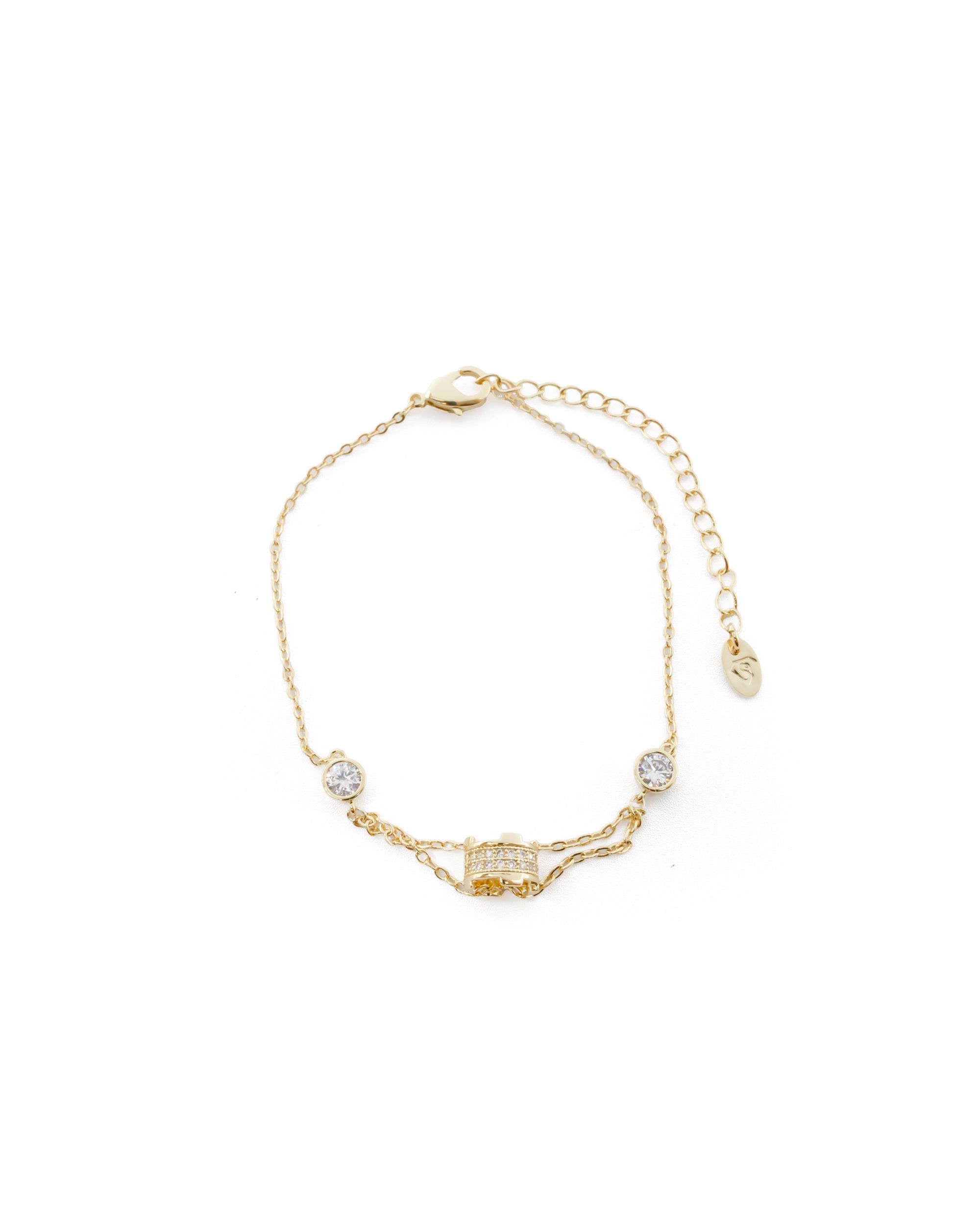 Pulsera Dorada Ansheli M5 - Oro Laminado