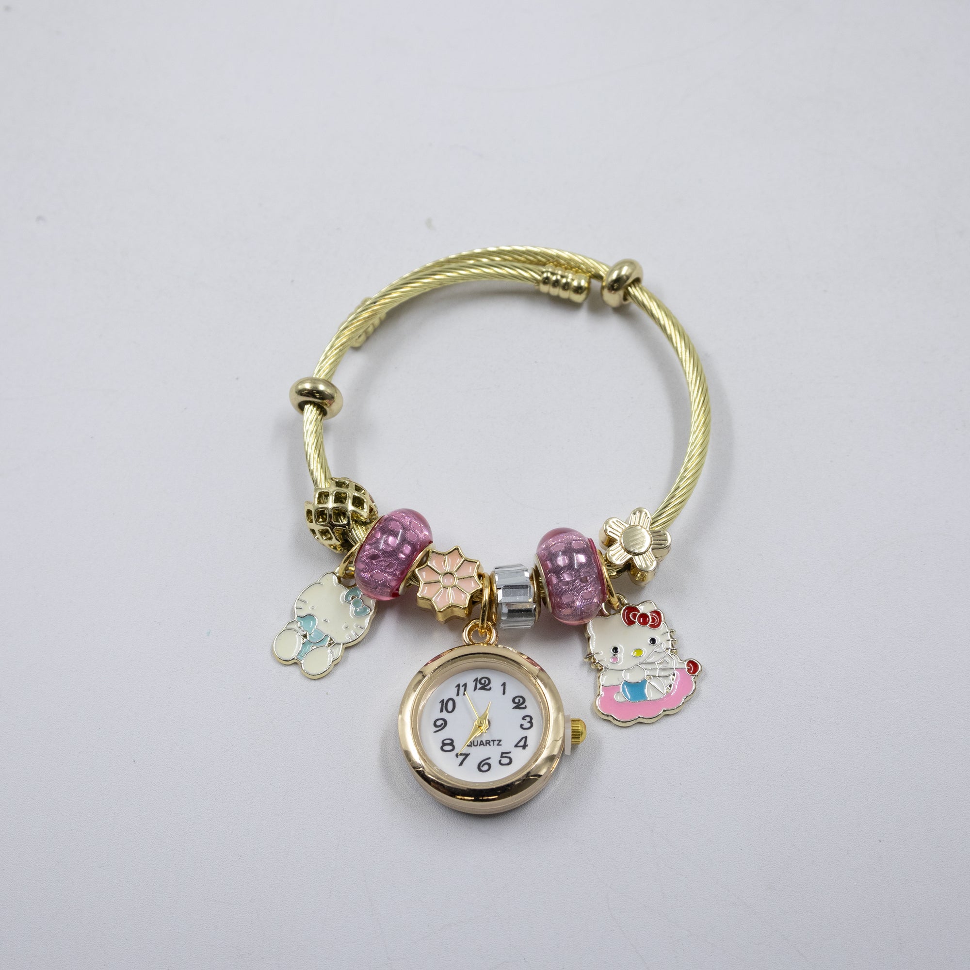 Pulsera tipo Pandora Dorados M13 Oro Laminado