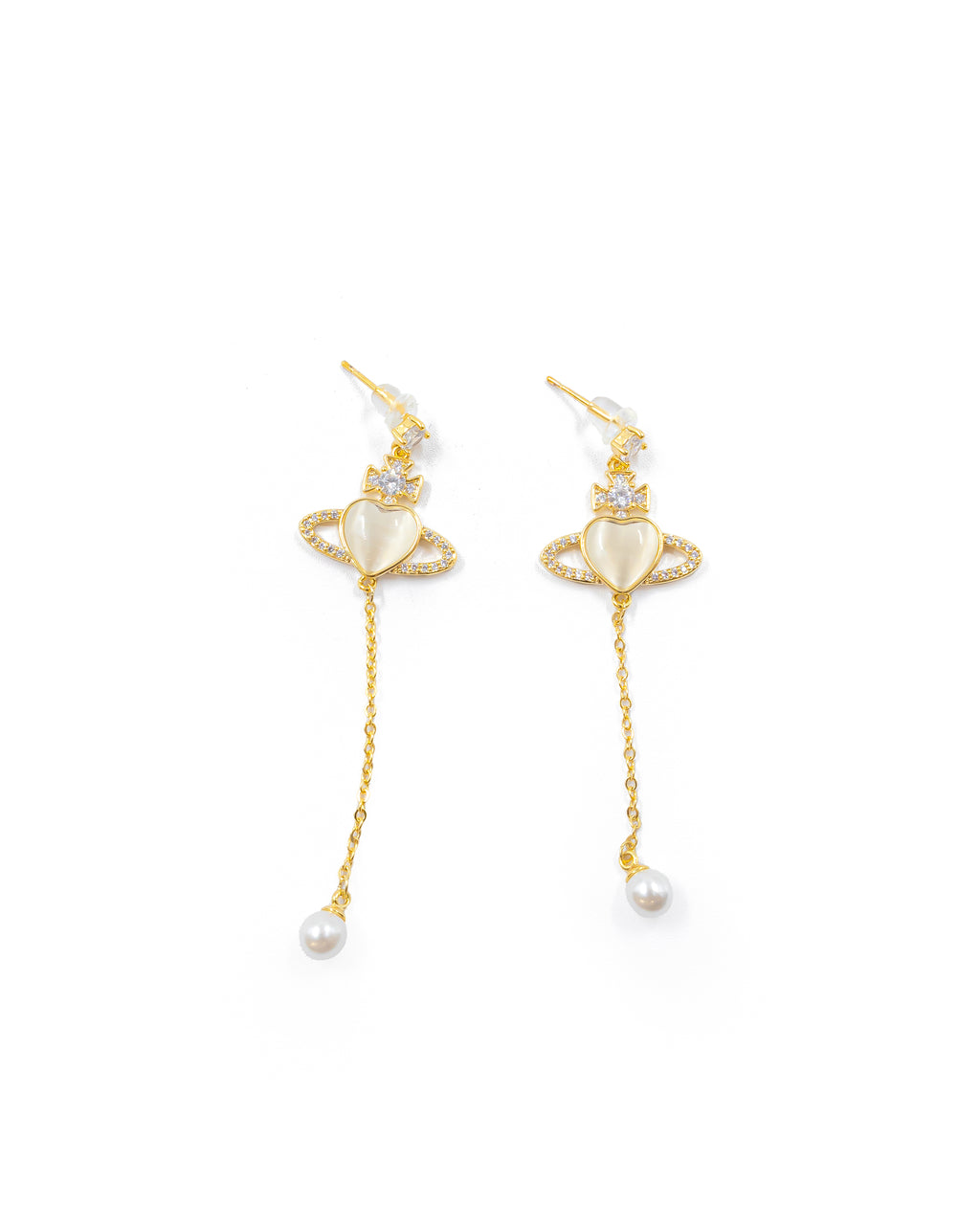 Aretes Largos Ansheli Dorados M5 Oro Laminado