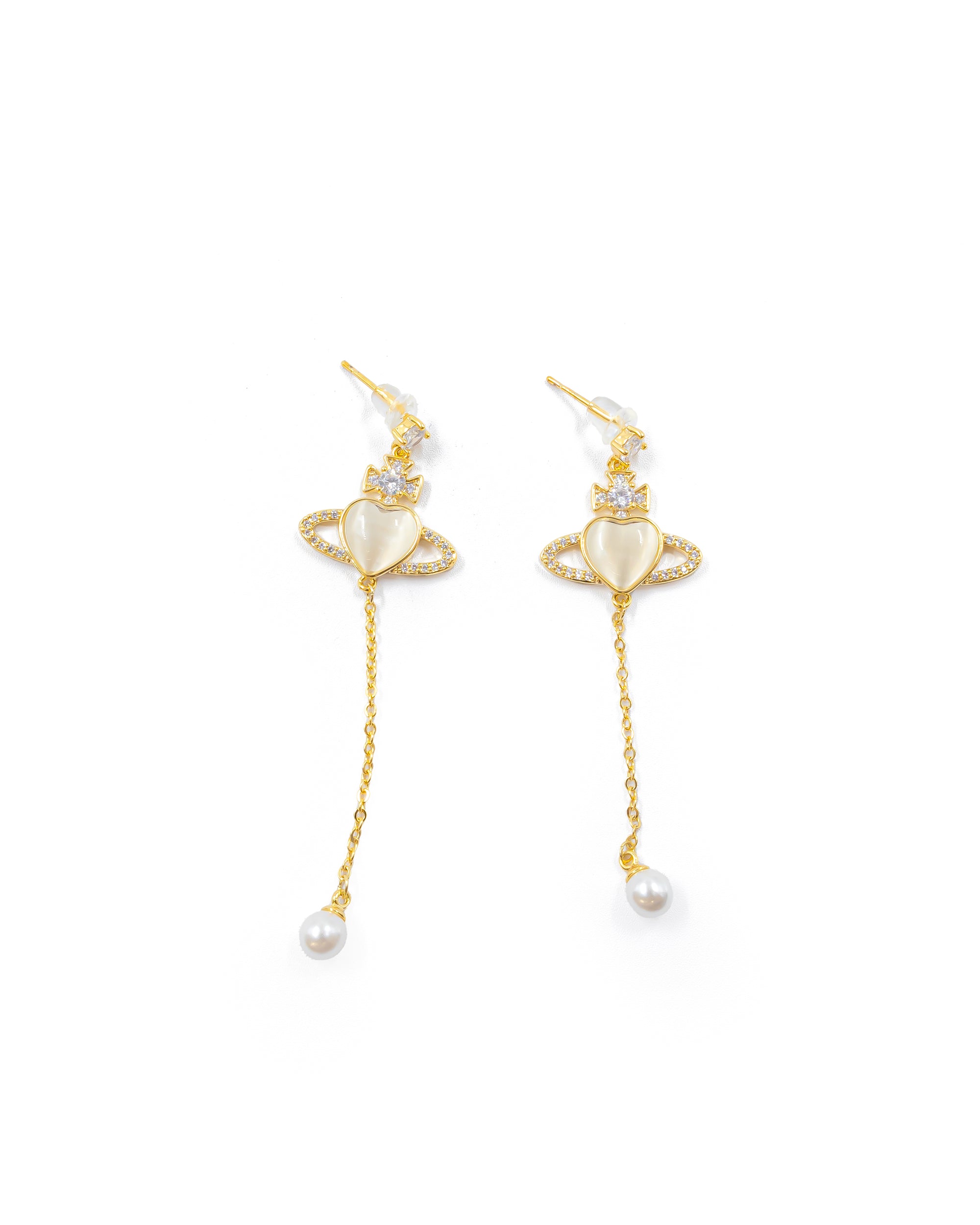 Aretes Largos Ansheli Dorados M5 Oro Laminado
