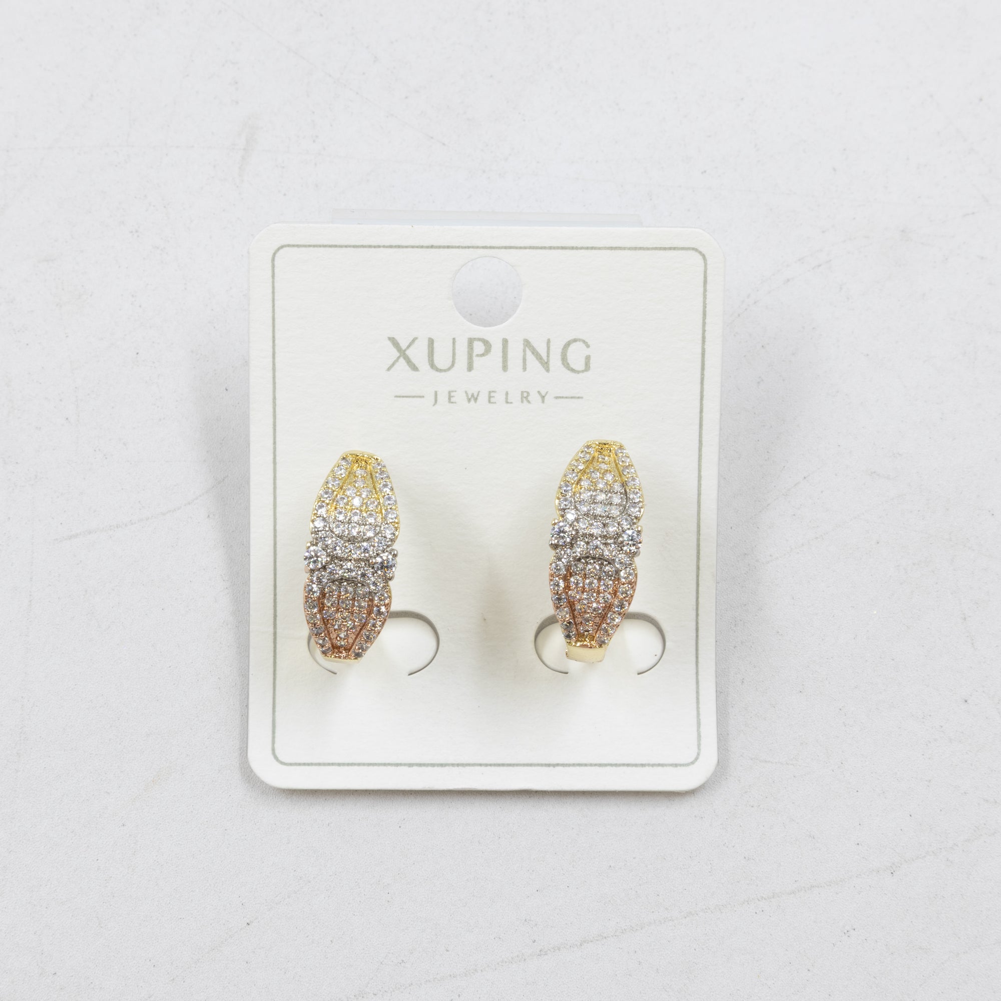 Aretes Oro Florentino Xuping M3 Oro Laminado
