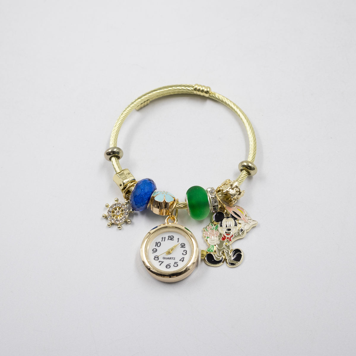 Pulsera tipo Pandora Dorados M18 Oro Laminado