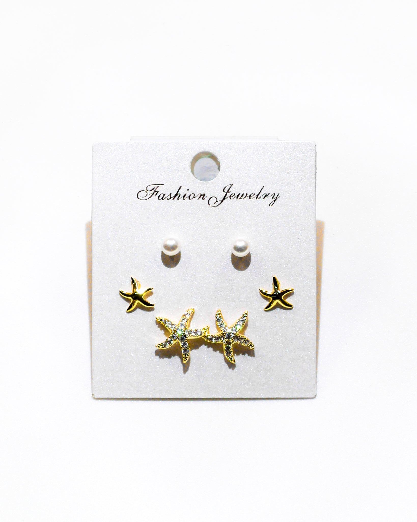Set Aretes X3 - M4 Oro Laminado