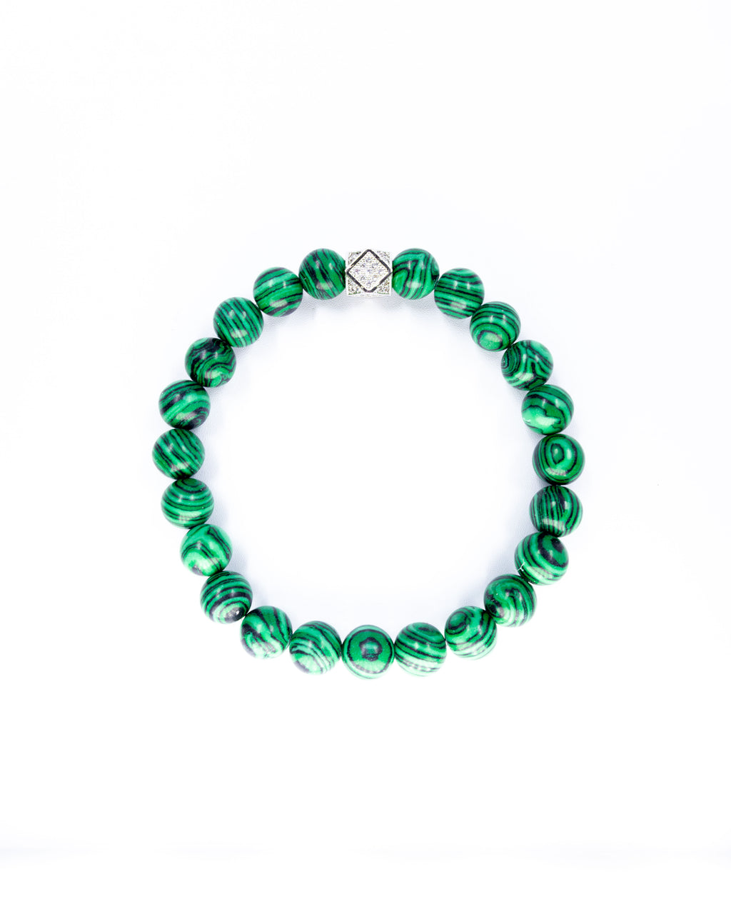 Pulsera de cuentas con Dije M7 Acero Inoxidable