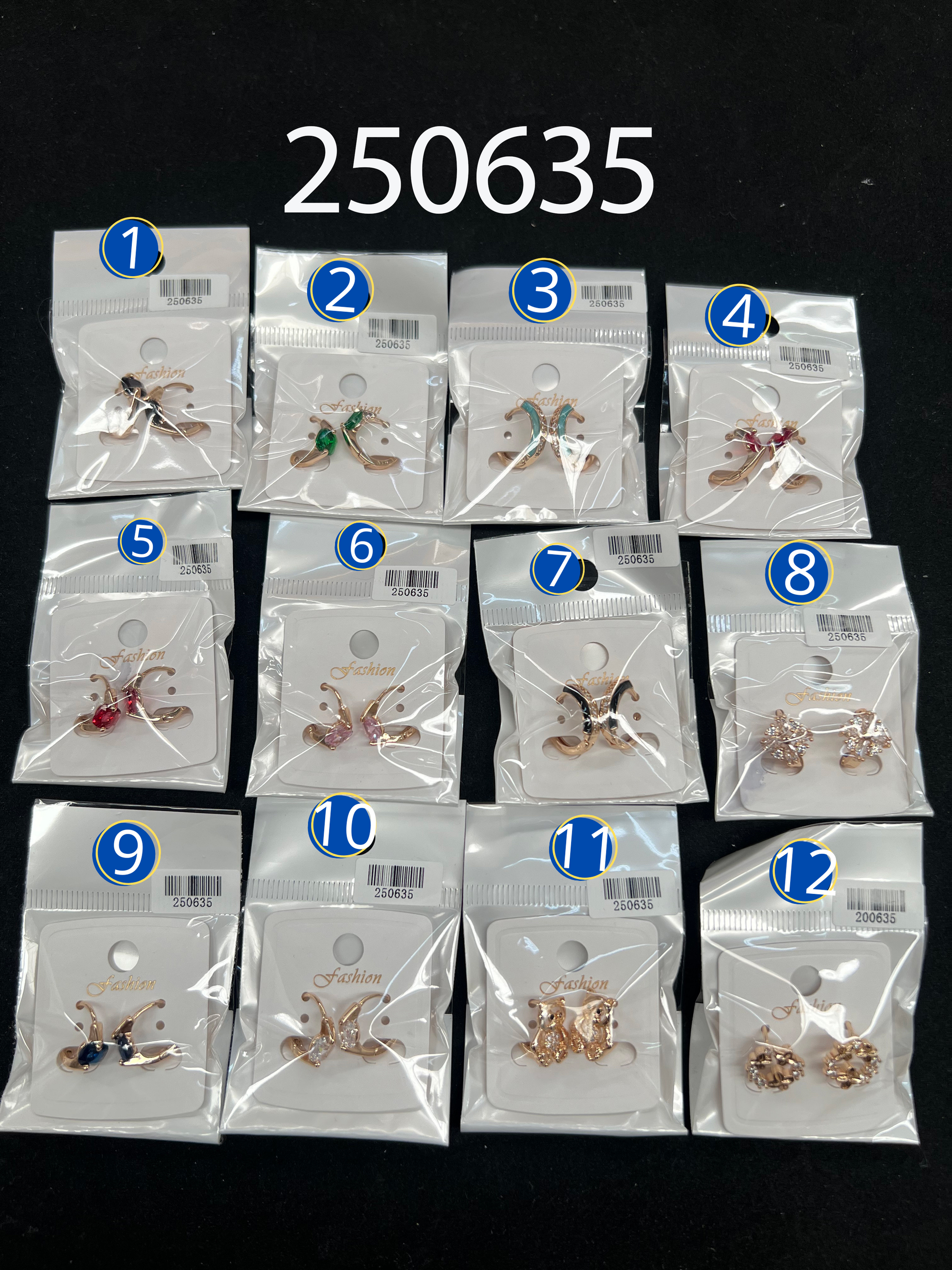 [07/JULIO/26] Aretes Dorados y Plateados M4 ORO Laminado