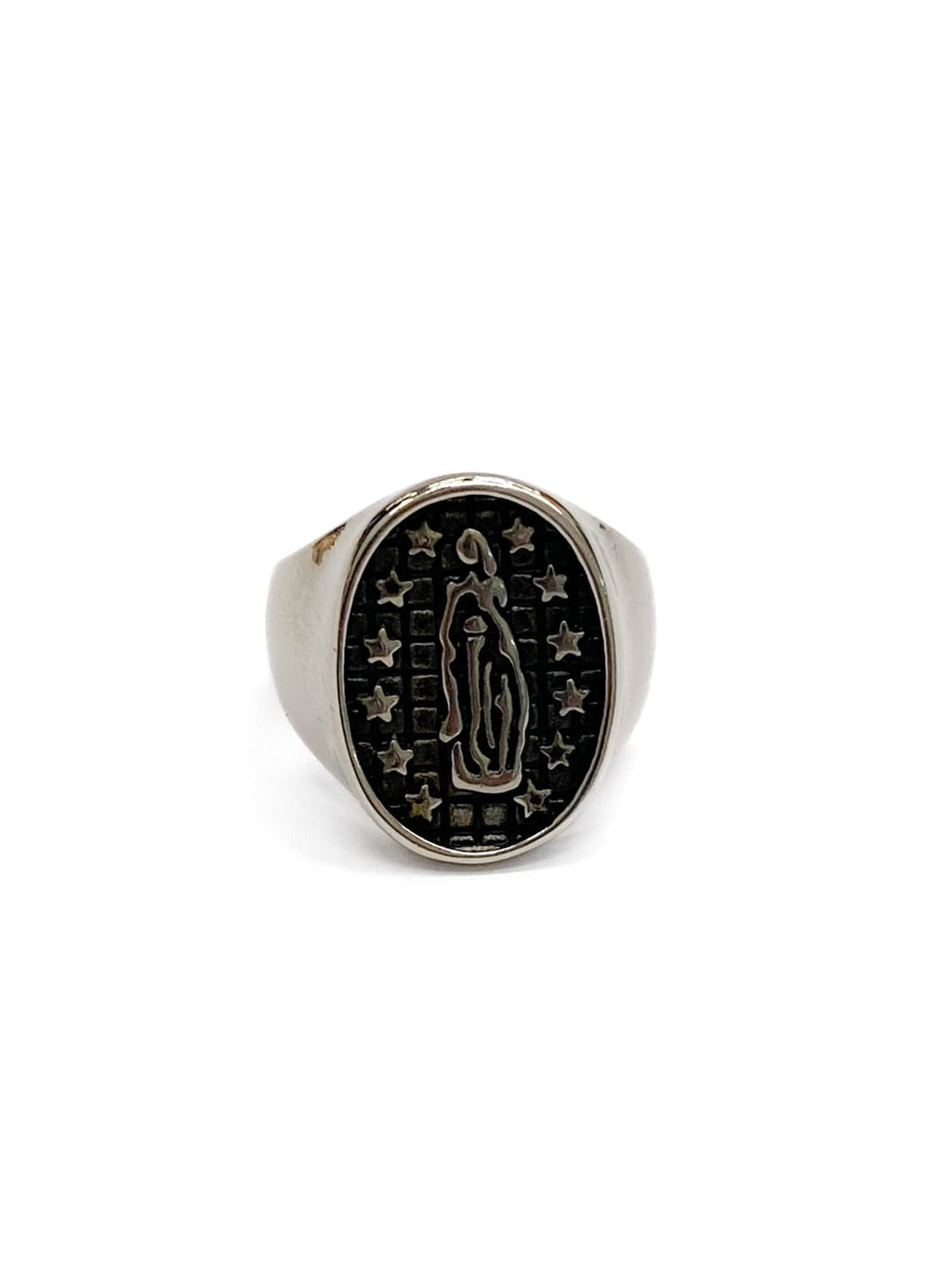 Anillo Plateado y Dorado Acero Inoxidable M12