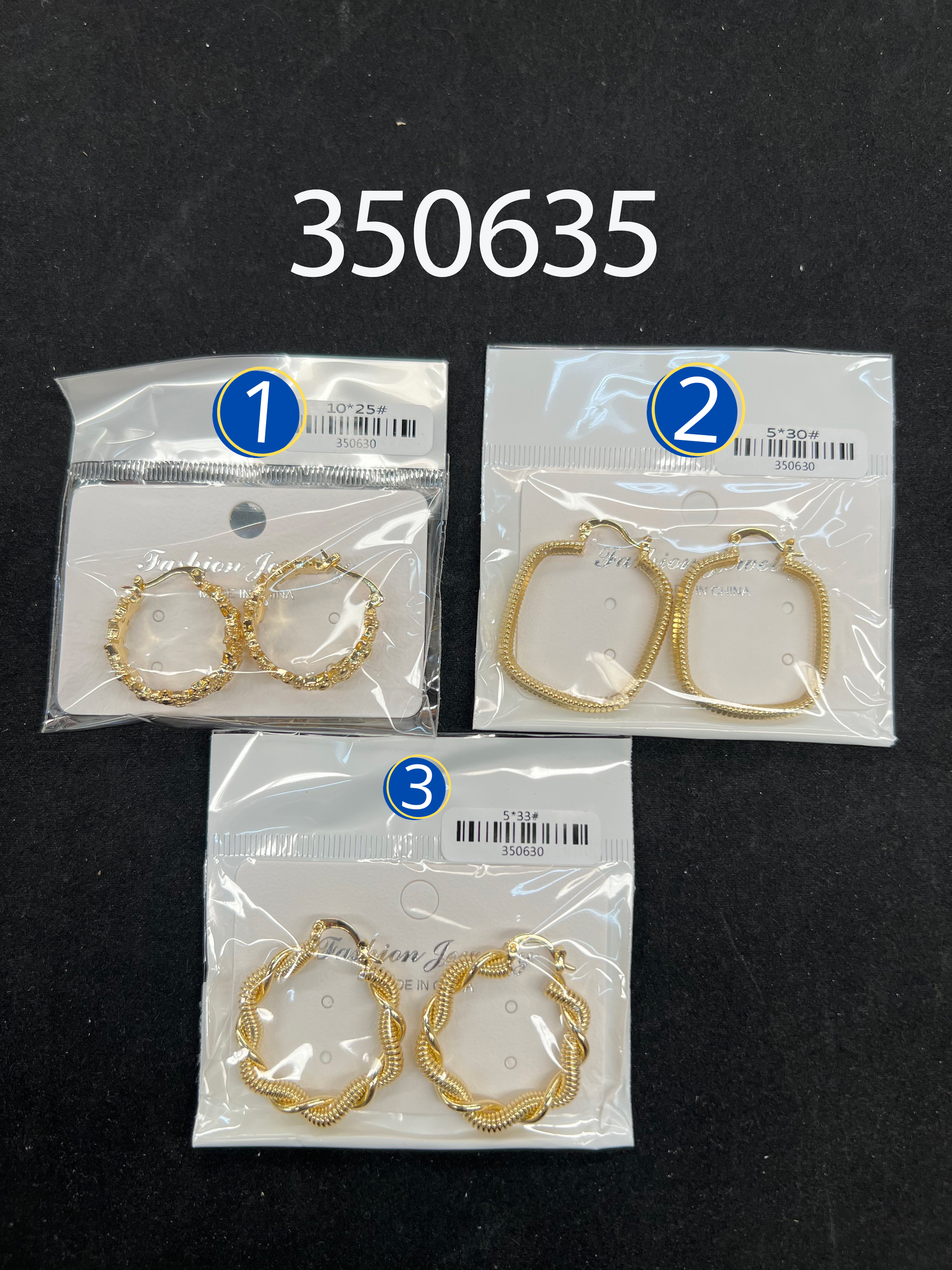 [07/JULIO/26] Aretes Dorados M6 ORO Laminado