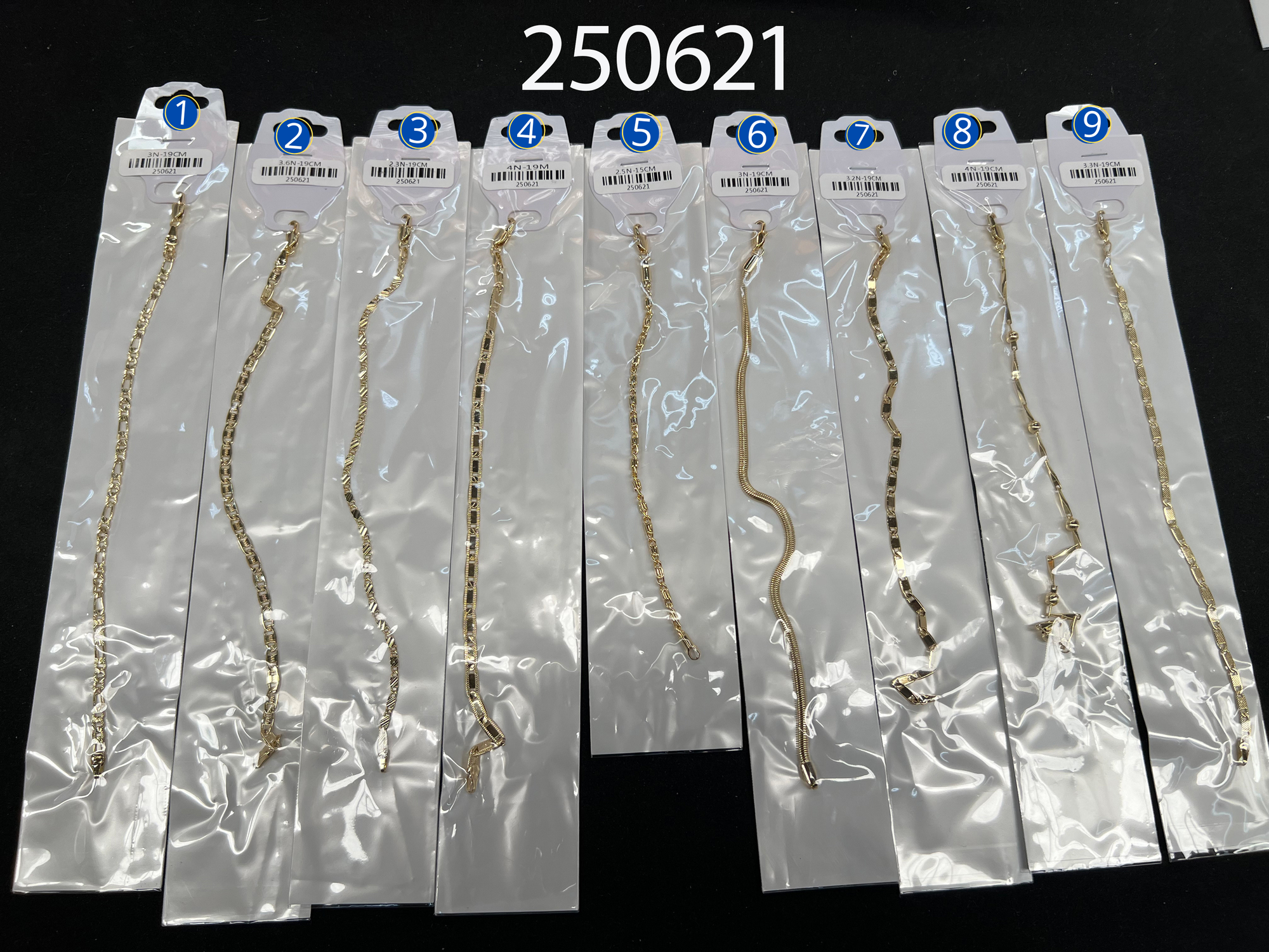[07/JULIO/26] Pulseras Doradas M9 Oro Laminado