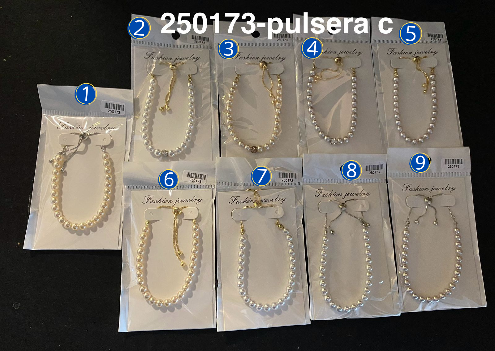 Pulseras Doradas Ajustables M3 Oro Laminado