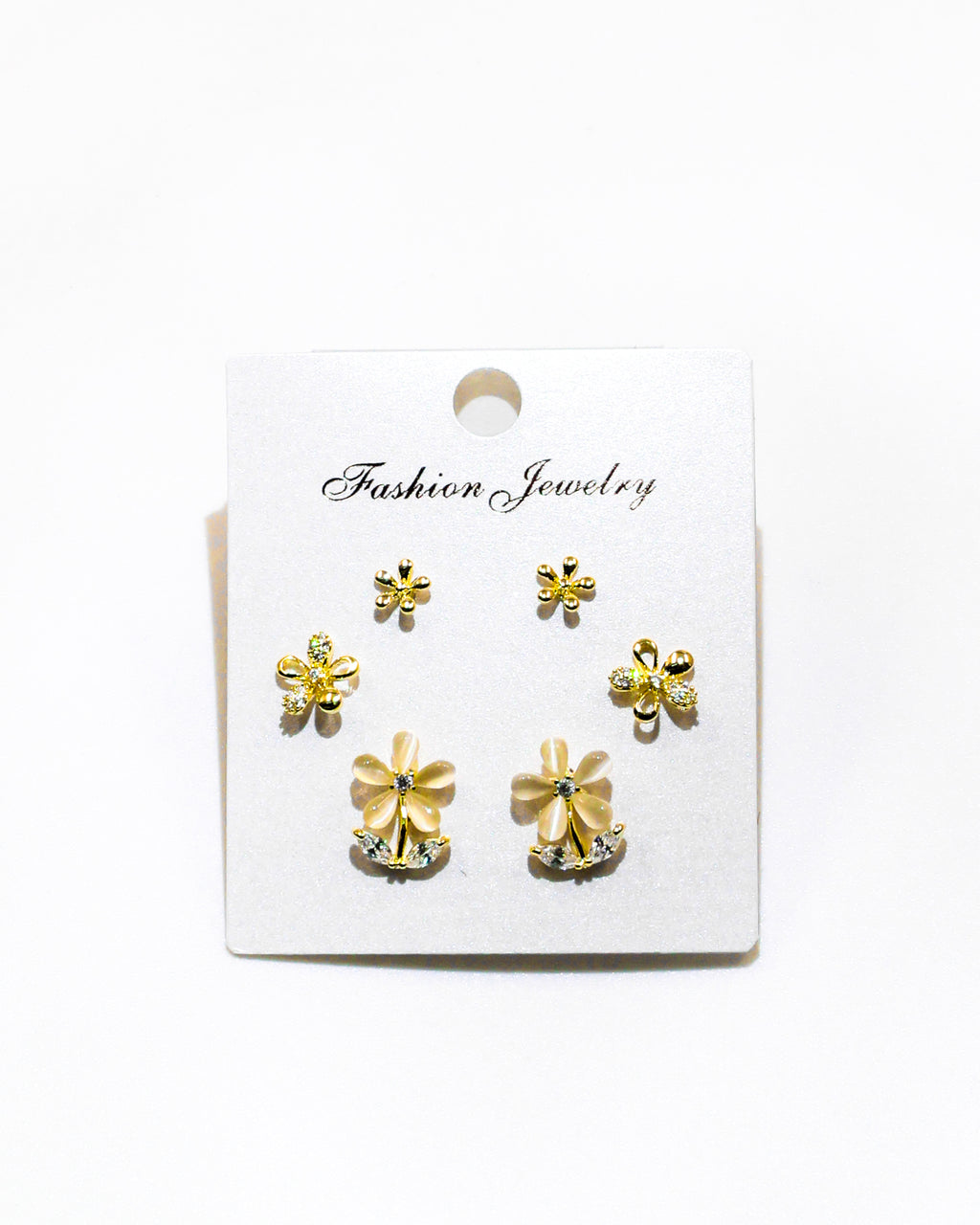 Set Aretes X3 - M19 Oro Laminado