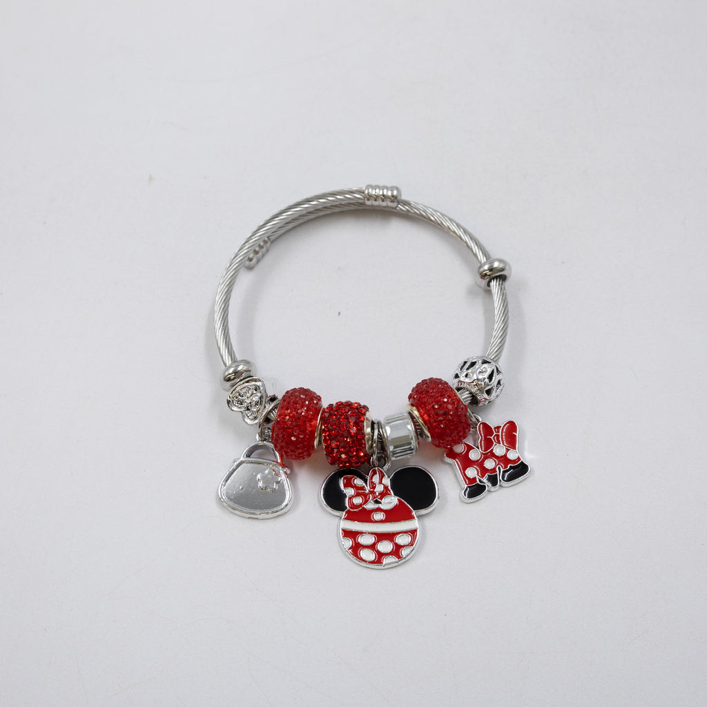 Pulsera tipo Pandora Plateados M7 Oro Laminado