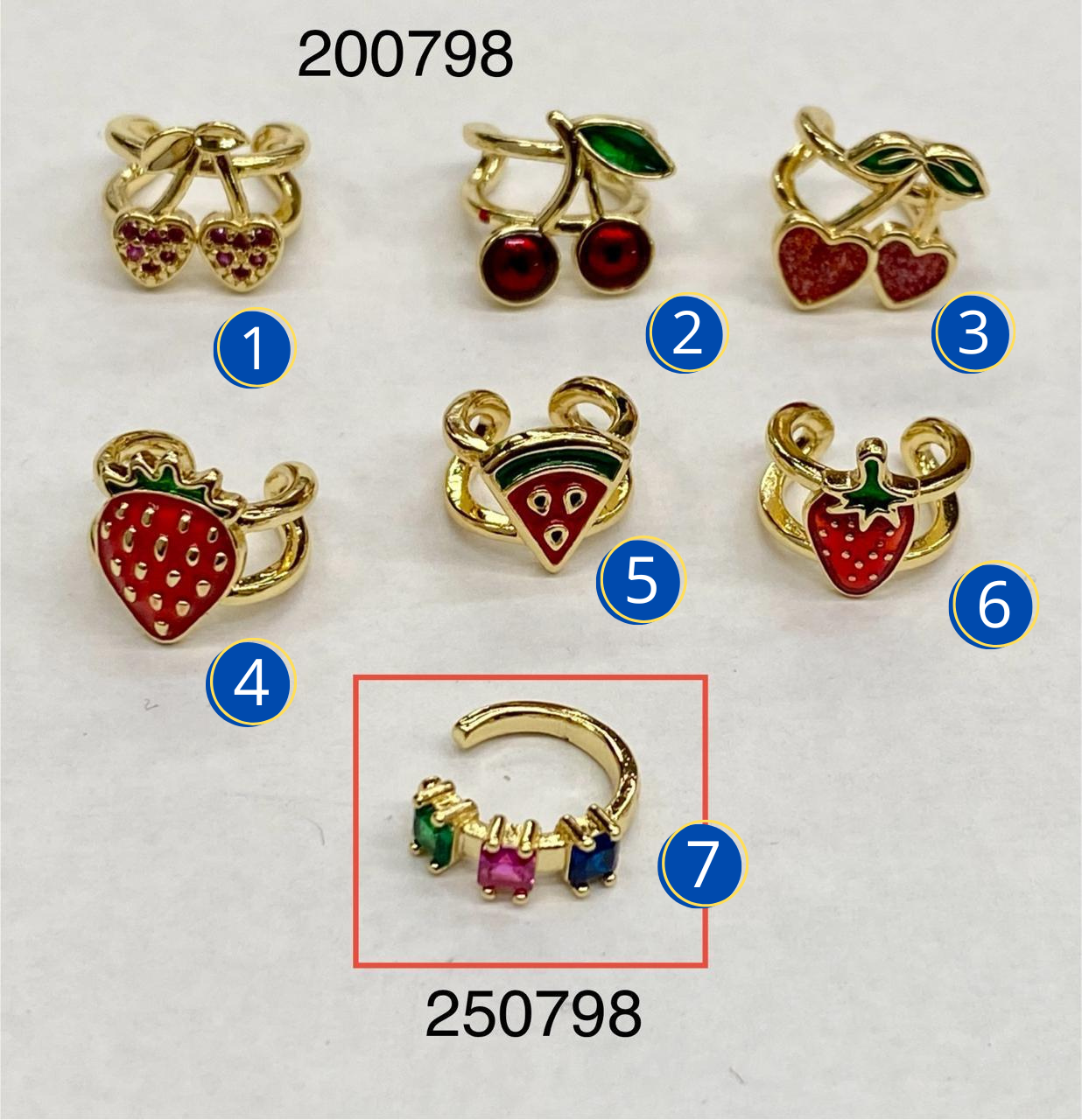 Aretes Simulador M1 ORO LAMINADO