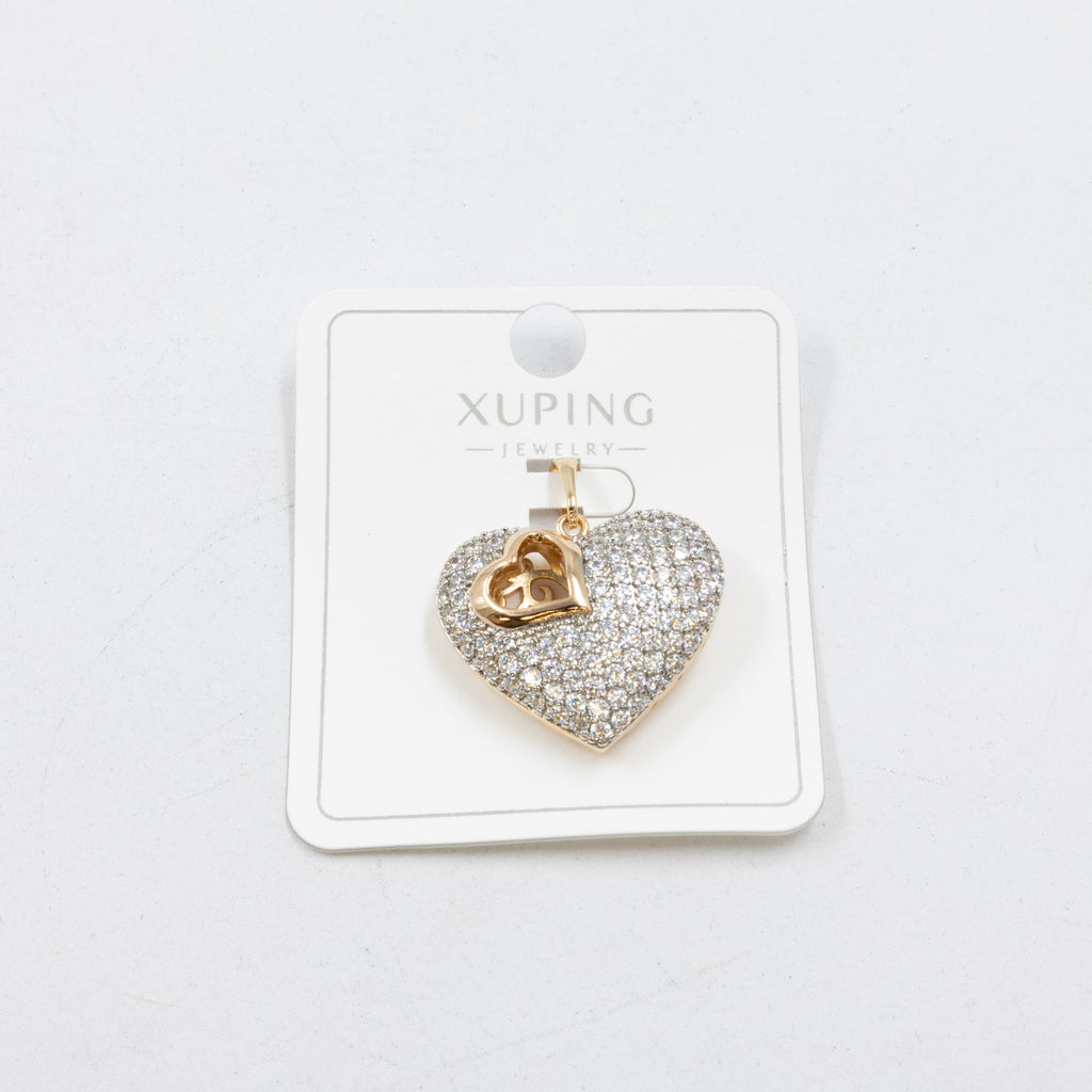 Dijes Xuping con Piedras M8 Oro Laminado