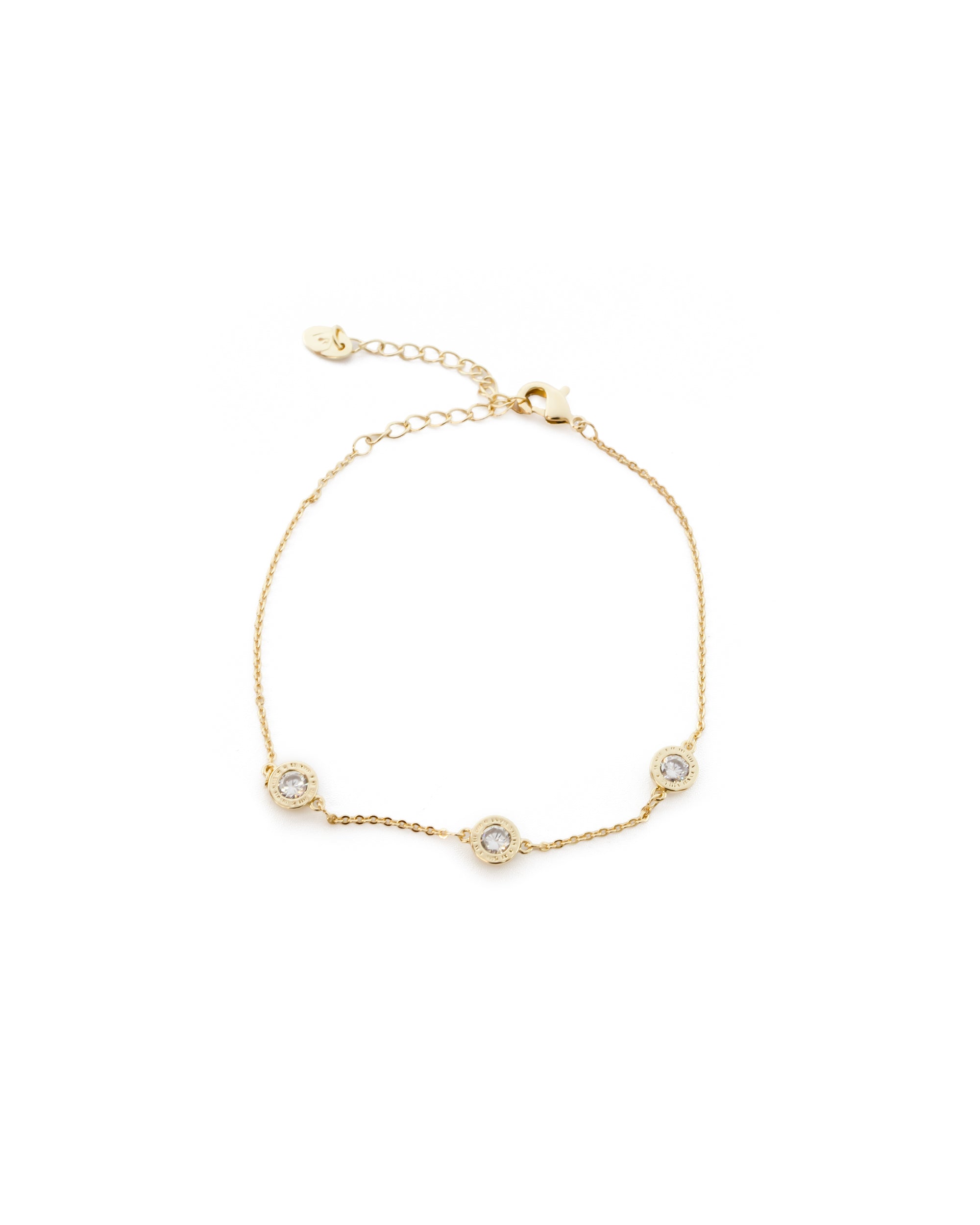 Pulsera Dorada Ansheli M3 - Oro Laminado