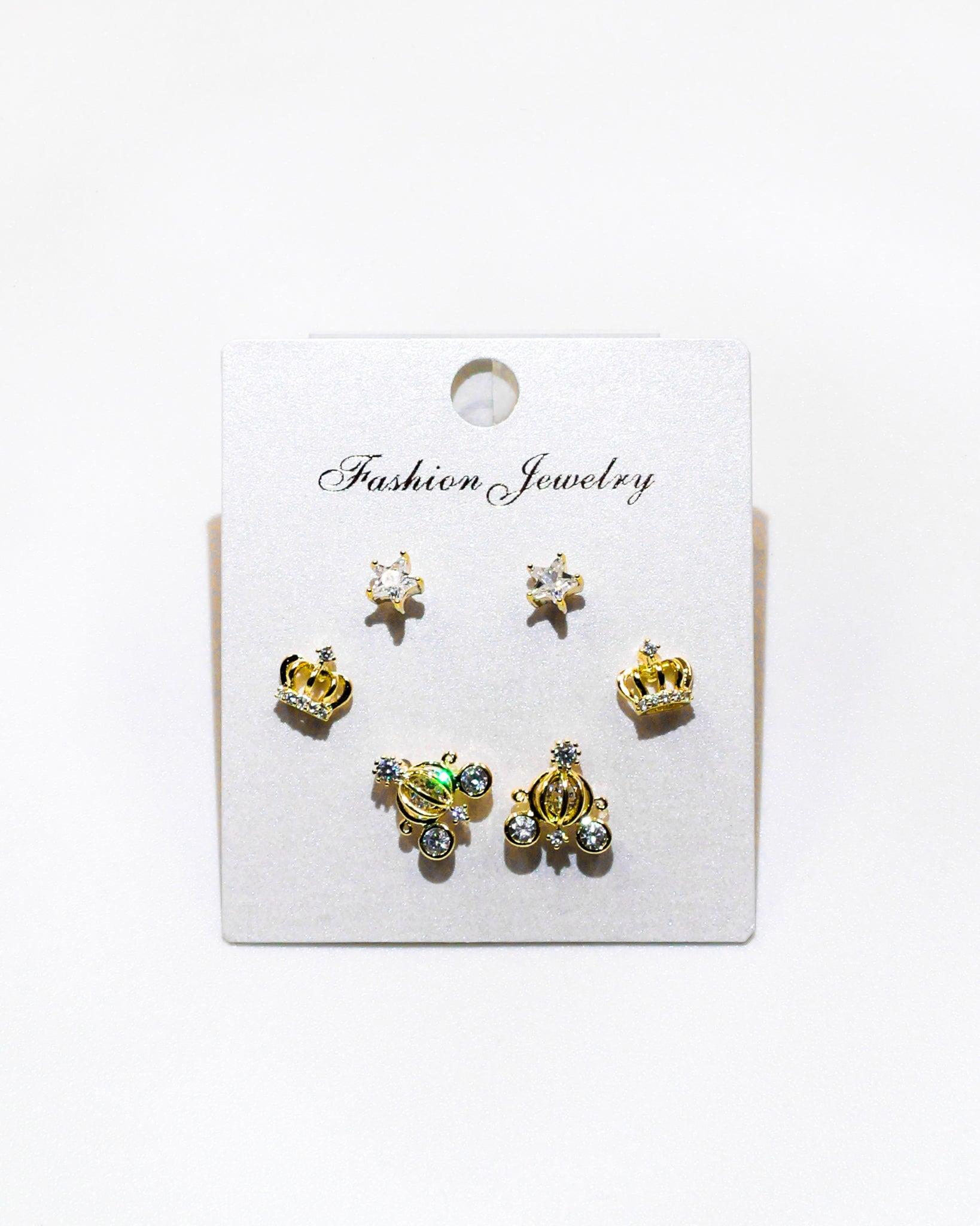 Set Aretes X3 - M18 Oro Laminado