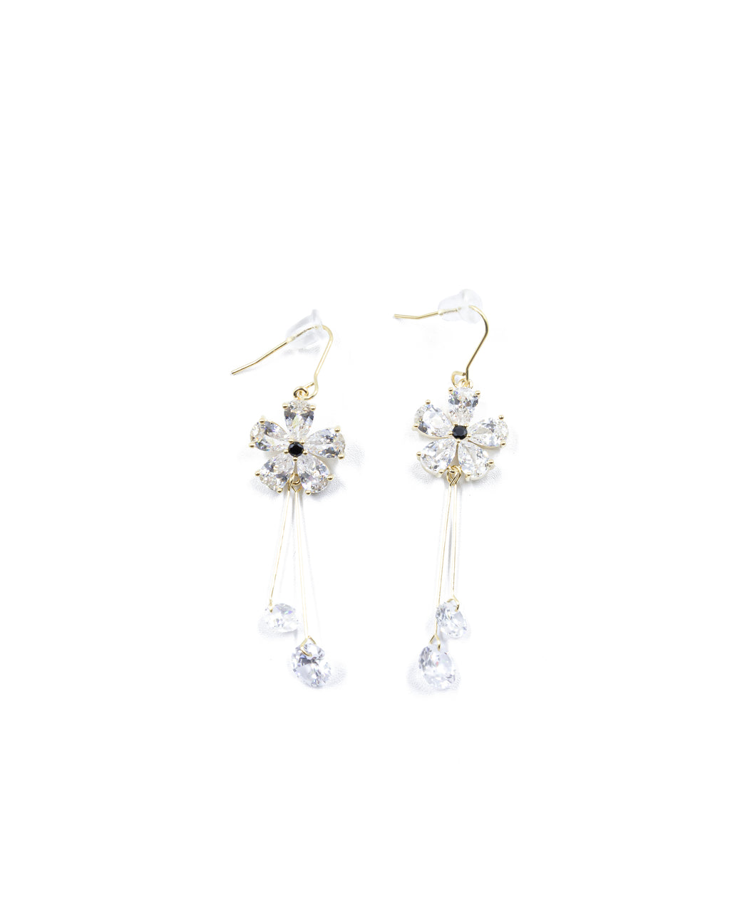 Aretes Largos Ansheli Dorados M7 Oro Laminado