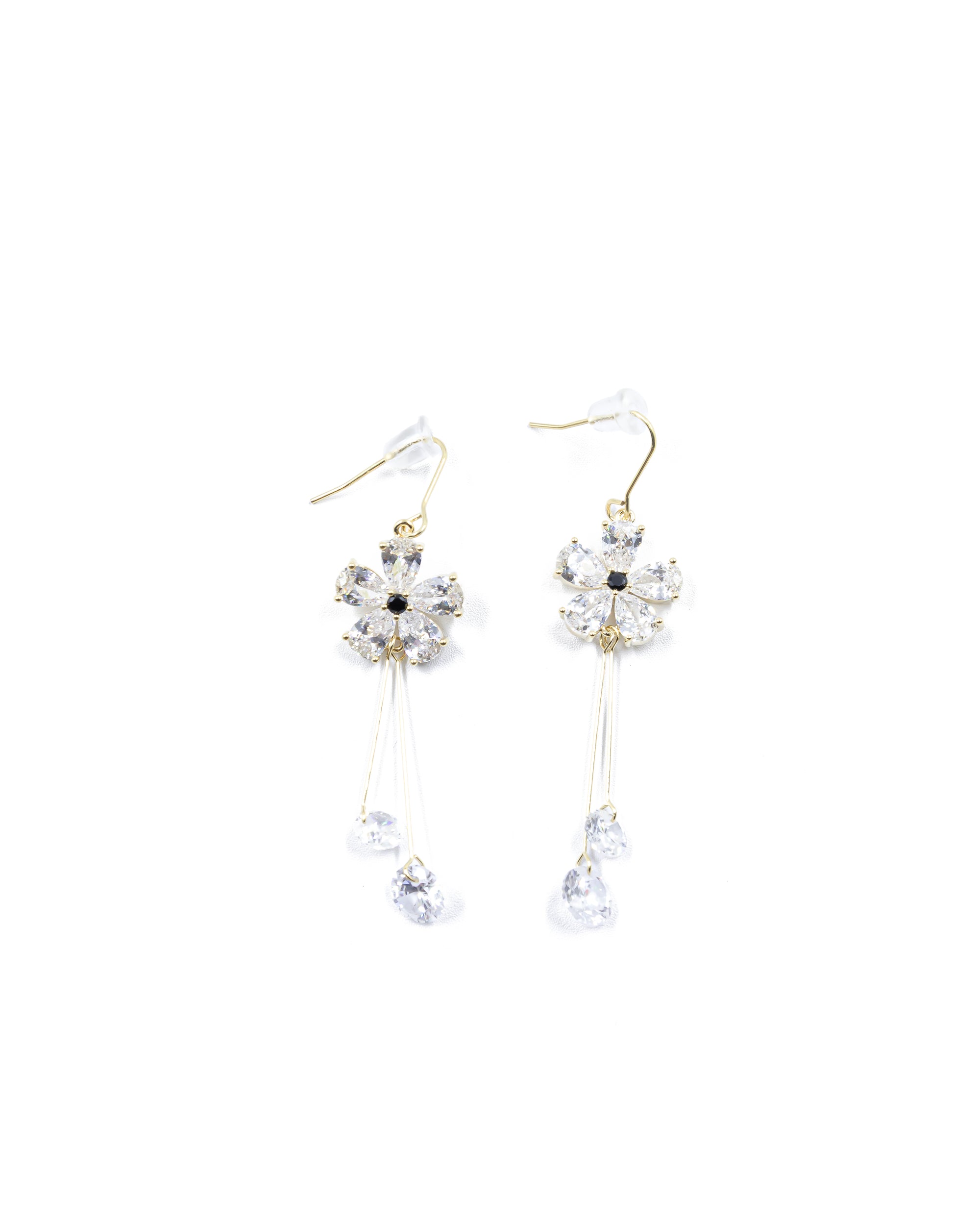Aretes Largos Ansheli Dorados M7 Oro Laminado