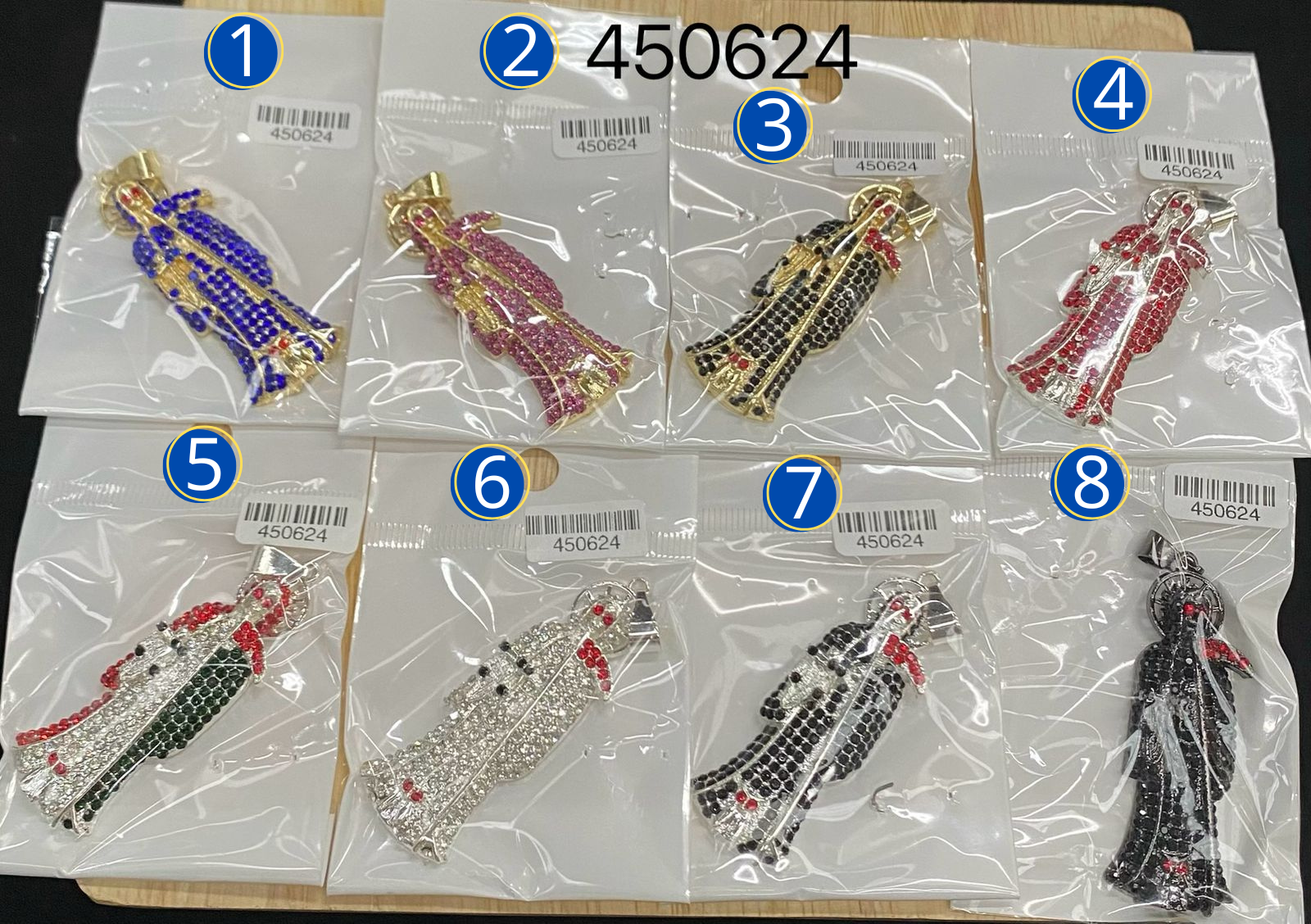 Dijes Religiosos Dorados M18 Oro Laminado