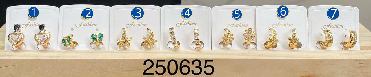 Aretes Dorados M1 Oro Laminado 02/03/26
