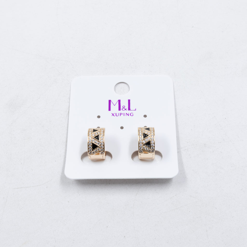 Aretes Xuping Dorados M14 Oro Laminado